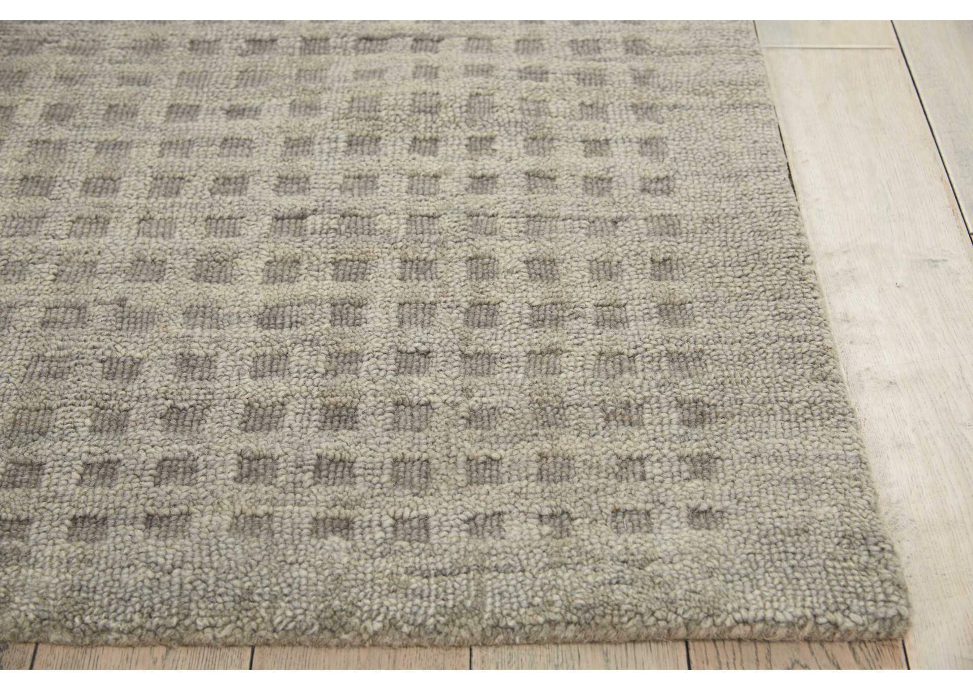 Nourison Marana MNN01 Charcoal Grey 8'x11' Oversized Wool Rug,Nourison
