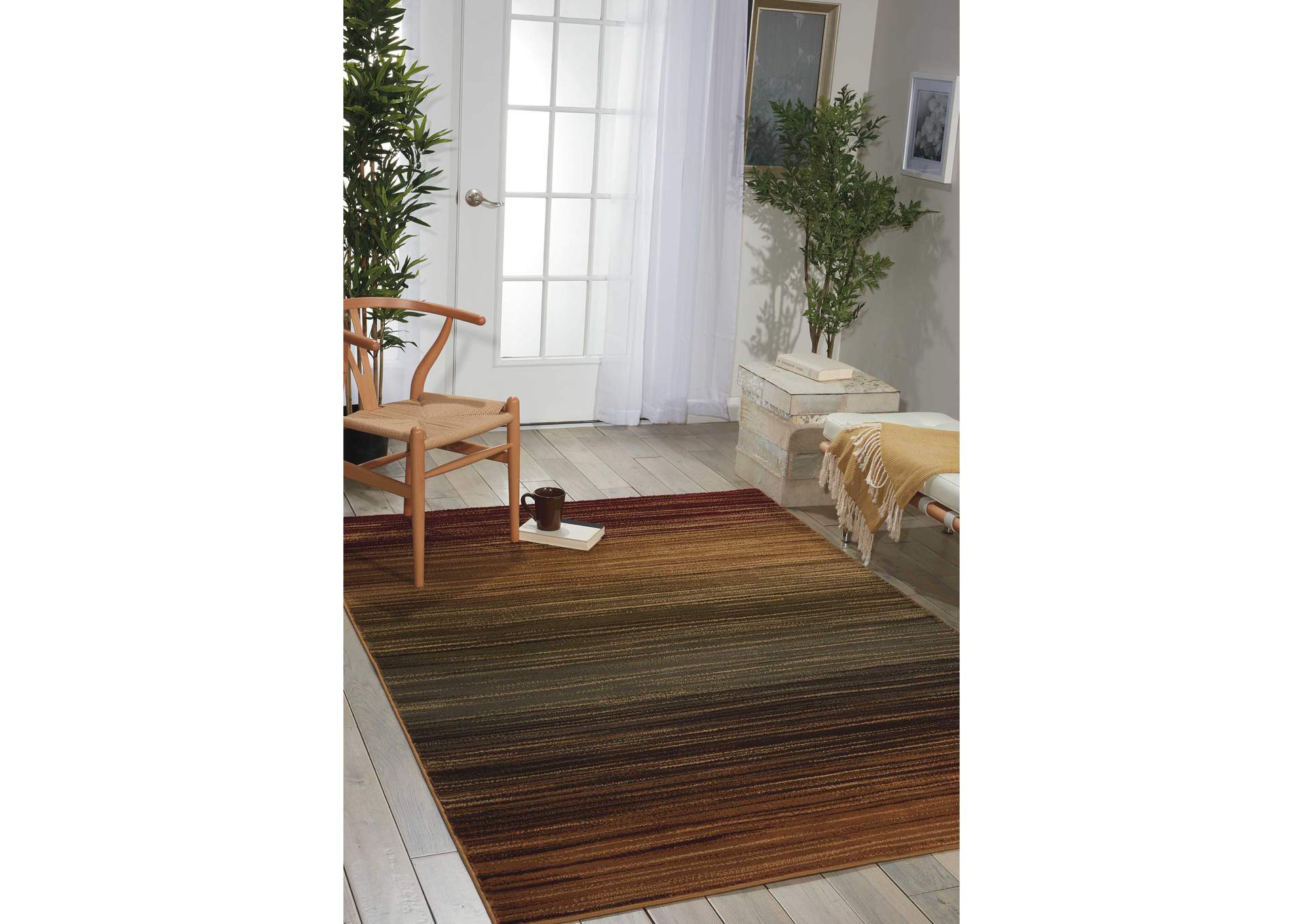 Nourison Paramount PAR01 Multicolor 5'x7' Area Rug,Nourison