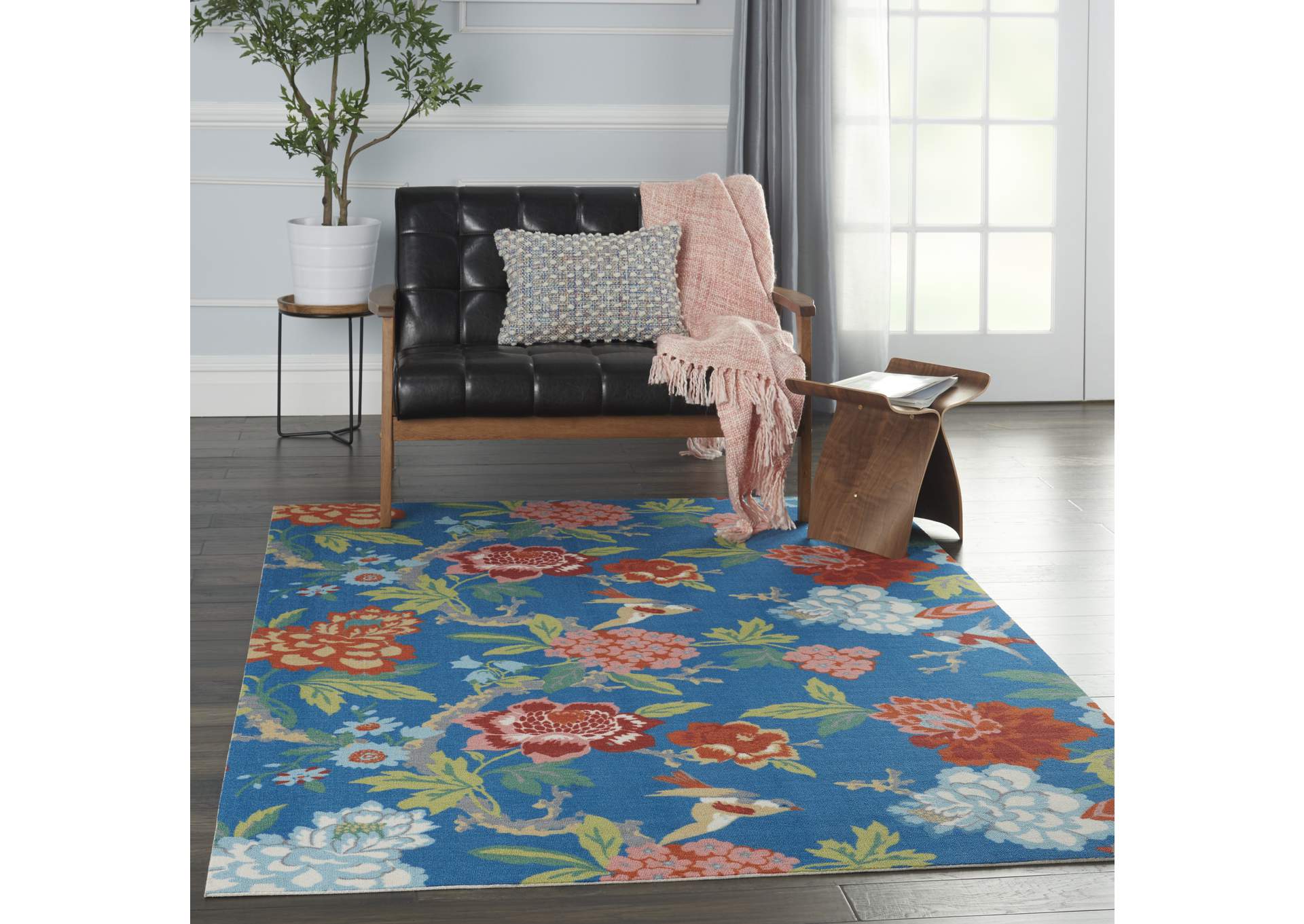 Waverly Wav01/Sun & Shade 4' x 6' Area Rug,Nourison