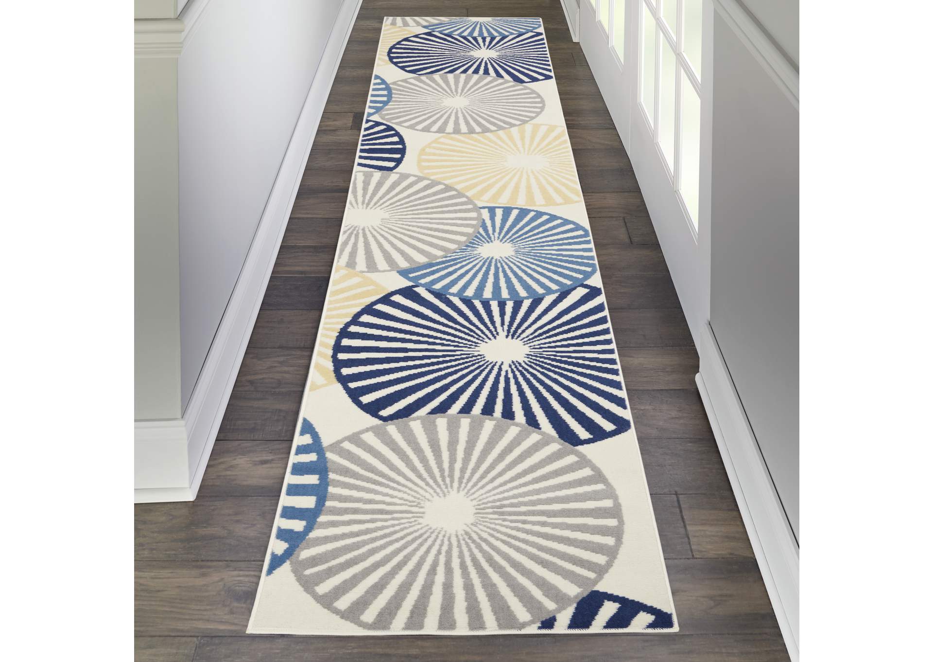 Nourison Grafix 12' Runner Area Rug,Nourison