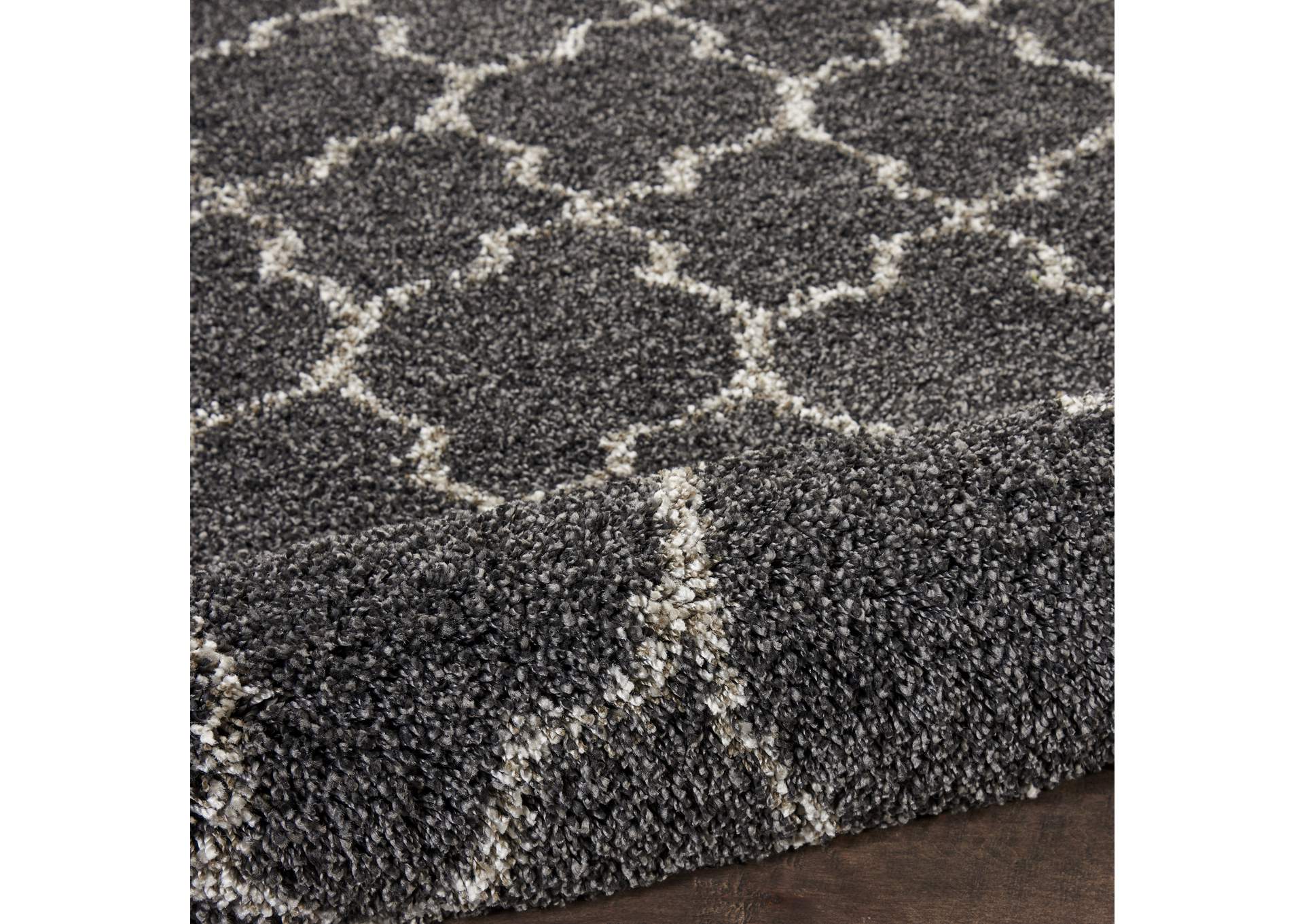 Nourison Amore AMOR2 Black 4'x6' Area Rug,Nourison