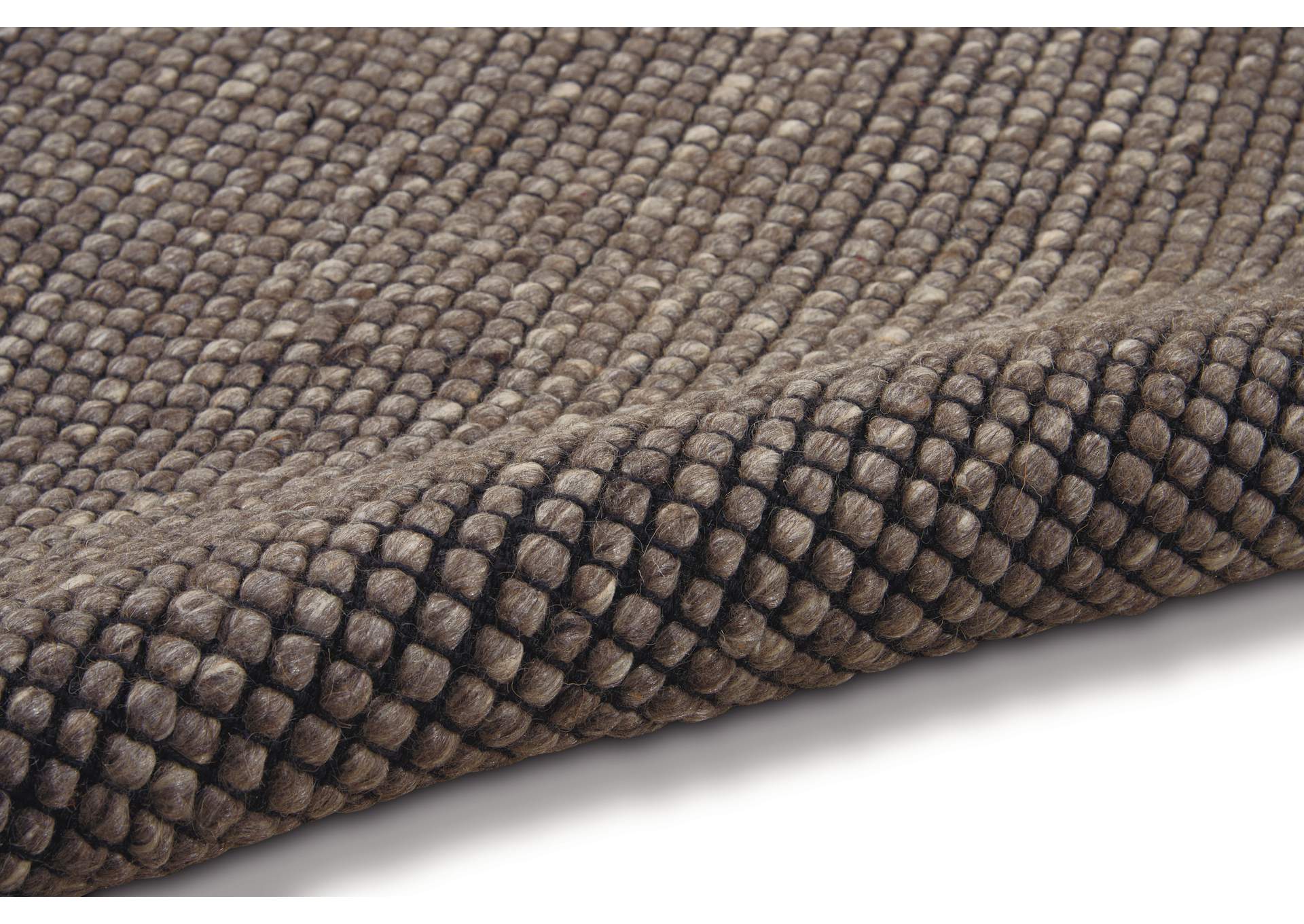 Calvin Klein Home Lowland LOW01 Grey 4'x6' Area Rug,Nourison