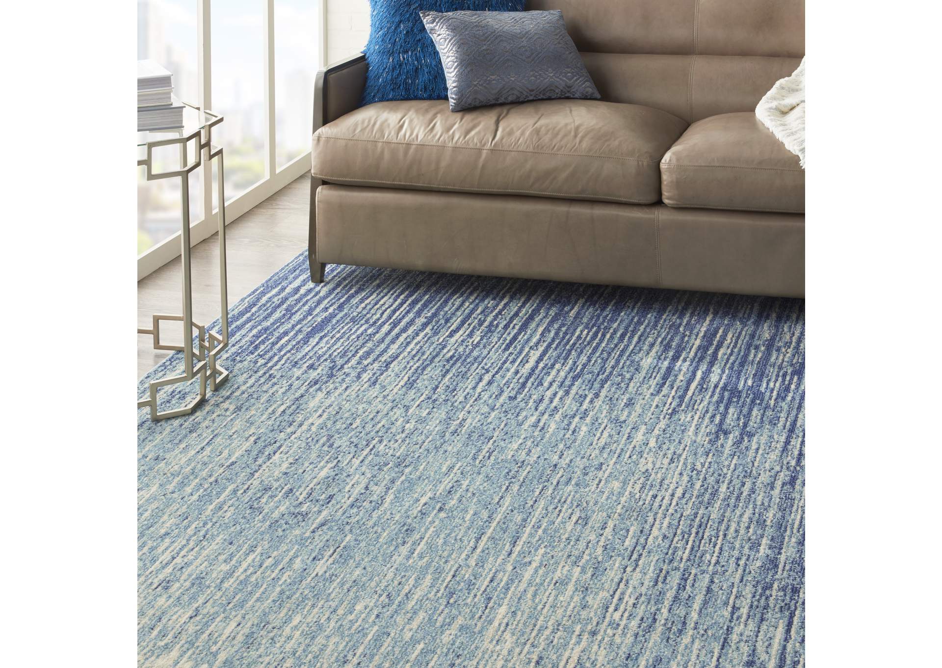 Nourison Passion 8' x 10' Navy Light Blue Area Rug,Nourison
