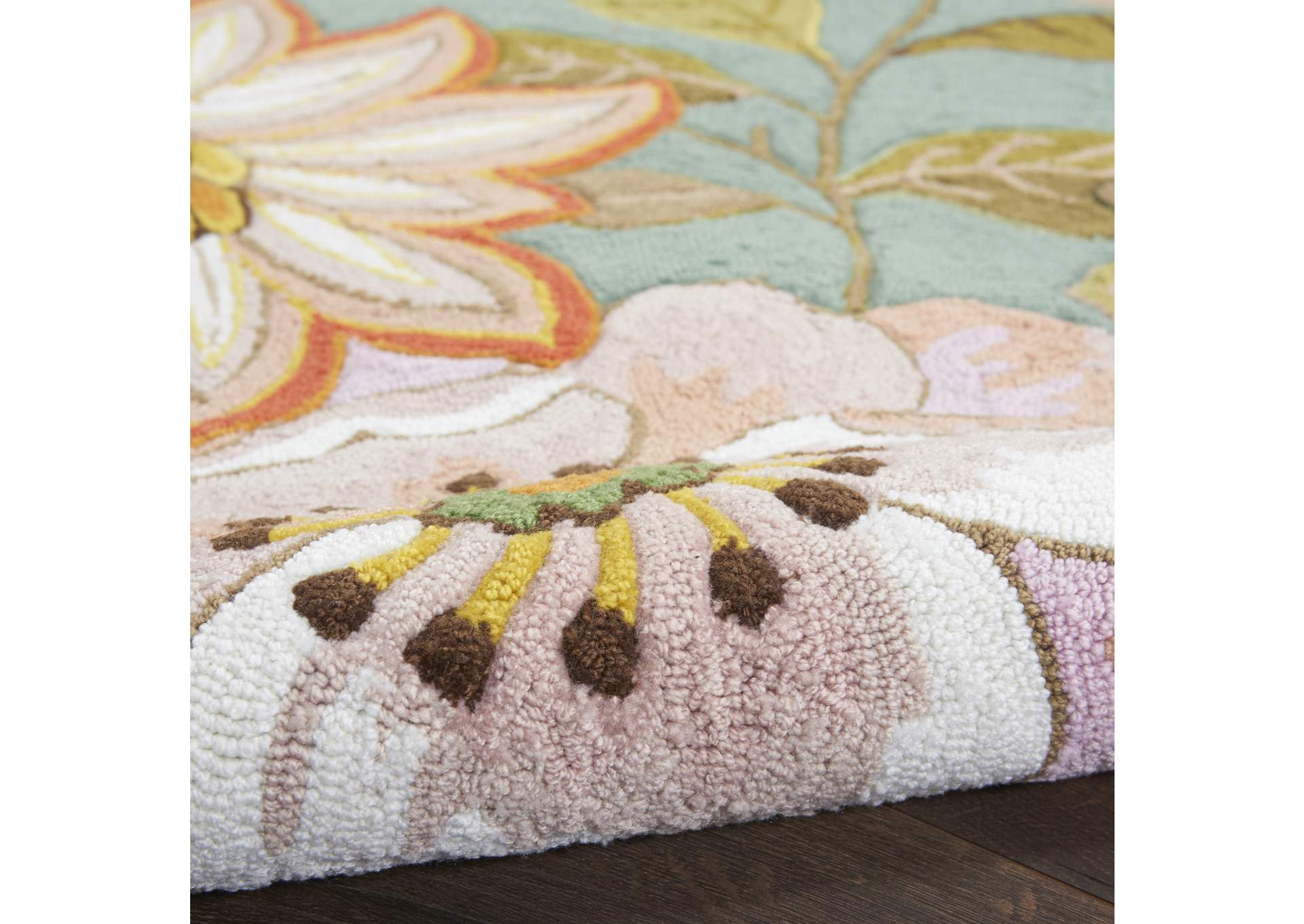 Nourison Fantasy FA18 Blue 5'x8' Area Rug,Nourison