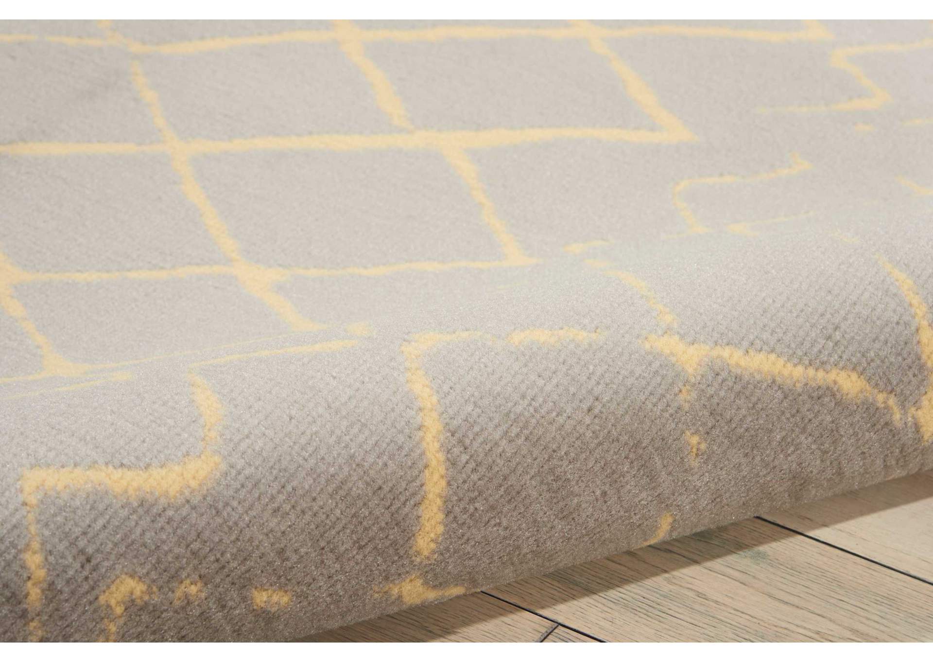 Nourison Grafix GRF04 Grey 5'x7' Area Rug,Nourison