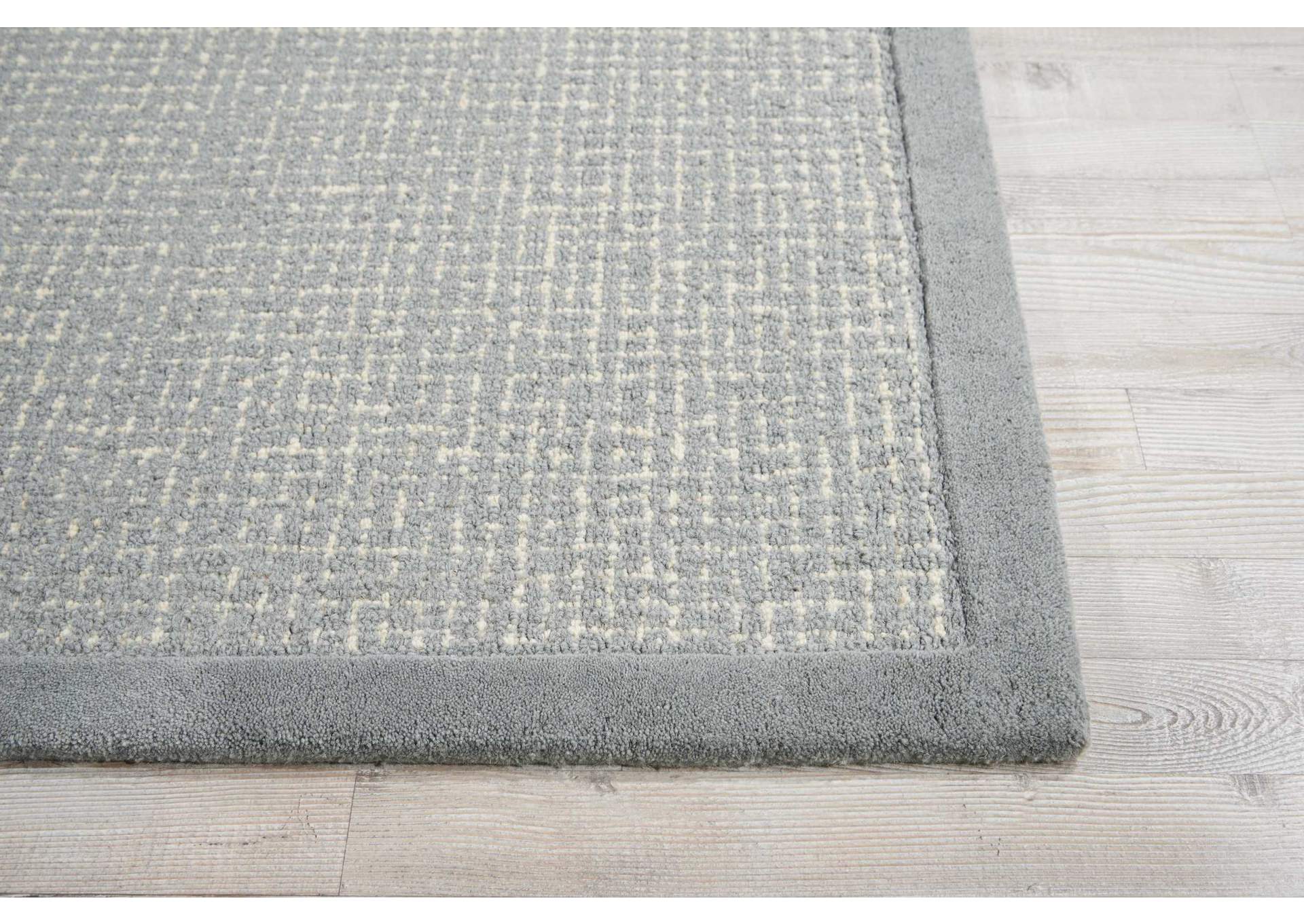 kathy ireland Home River Brook KI809 Blue 4'x6' Area Rug,Nourison