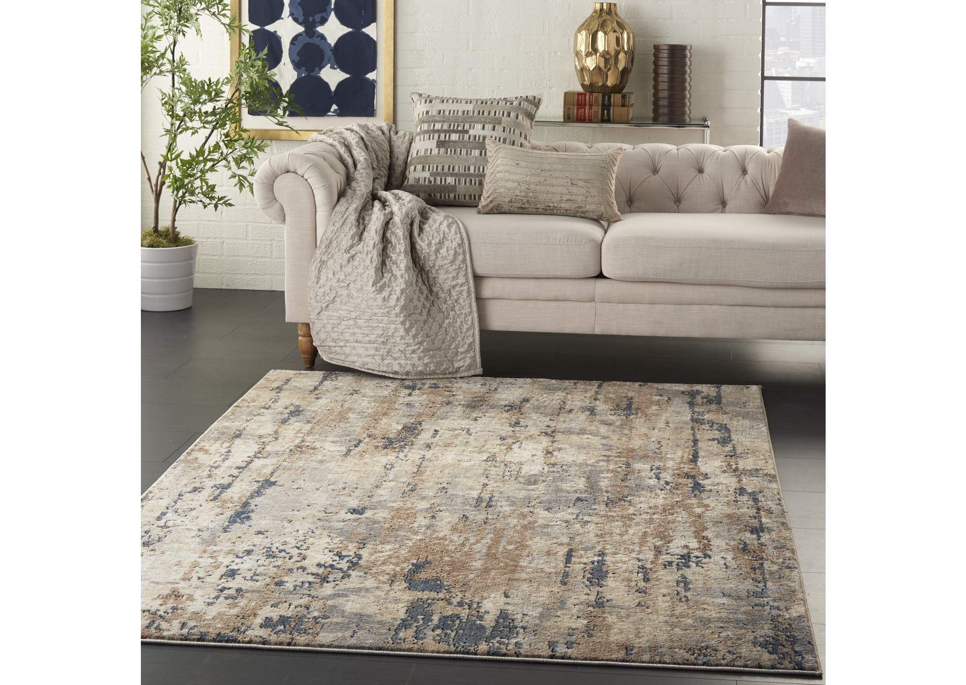Nourison Quarry 5' x 7' Modern Area Rug,Nourison