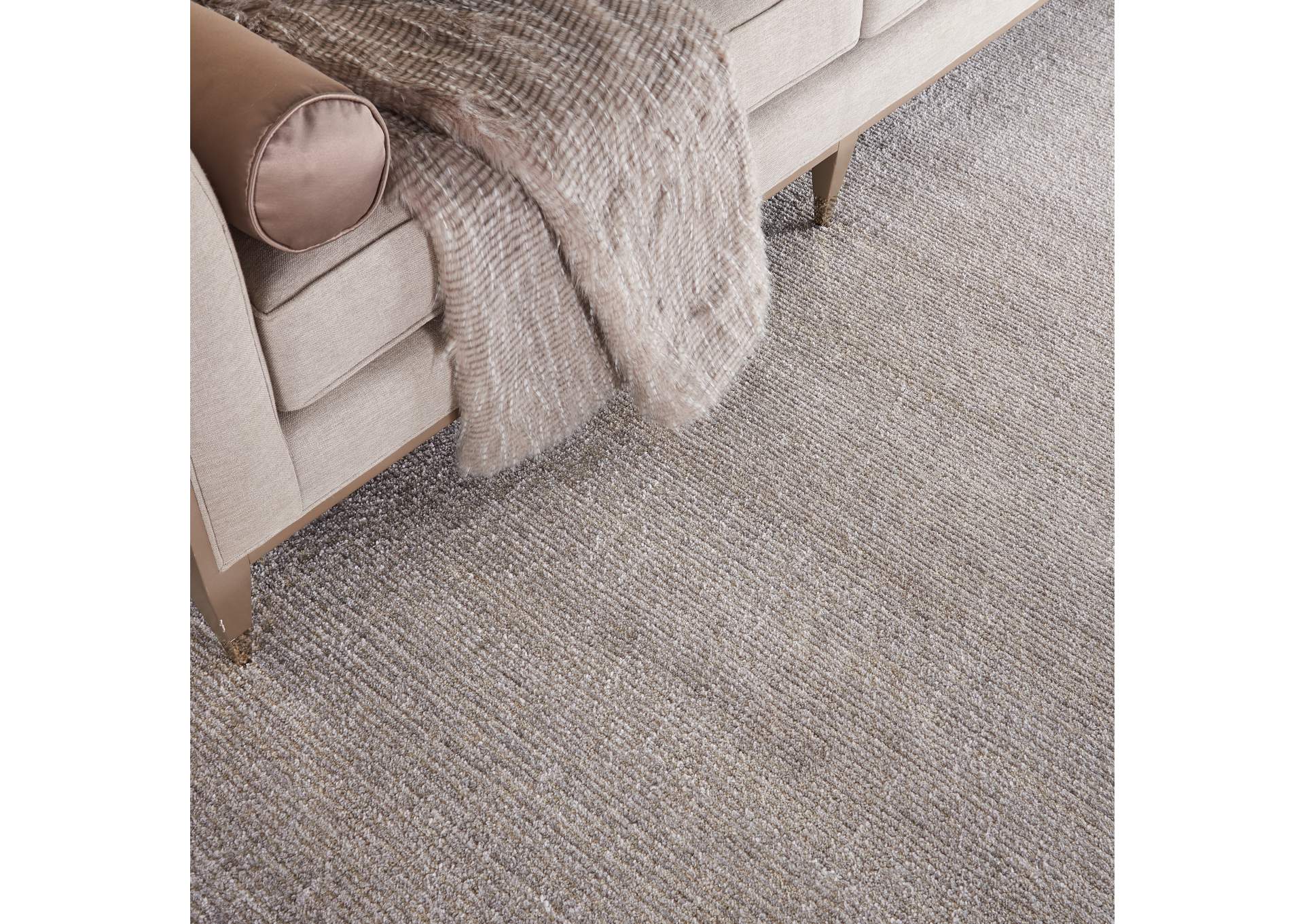 Nourison Weston WES01 Beige 10'x14' Textured Rug,Nourison