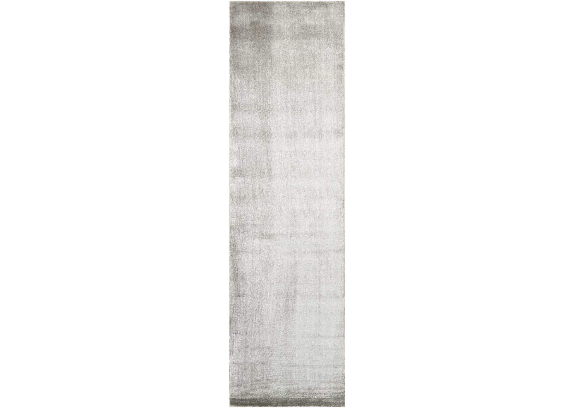 Nourison Starlight STA06 Grey 8' Runner Hallway Rug,Nourison