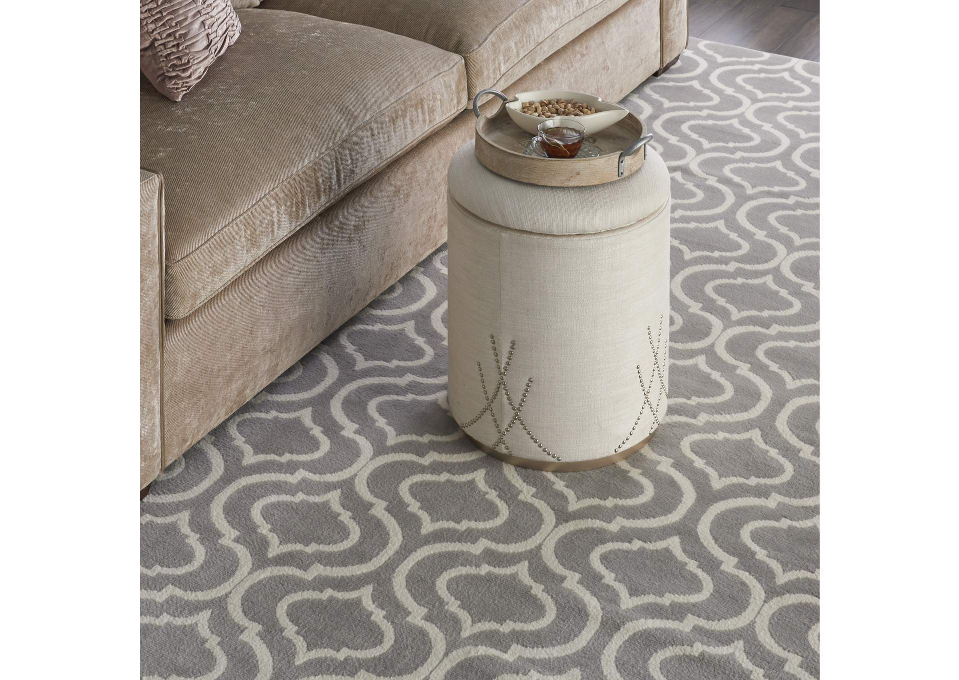 Nourison Jubilant 7'x10' Grey Area Rug,Nourison