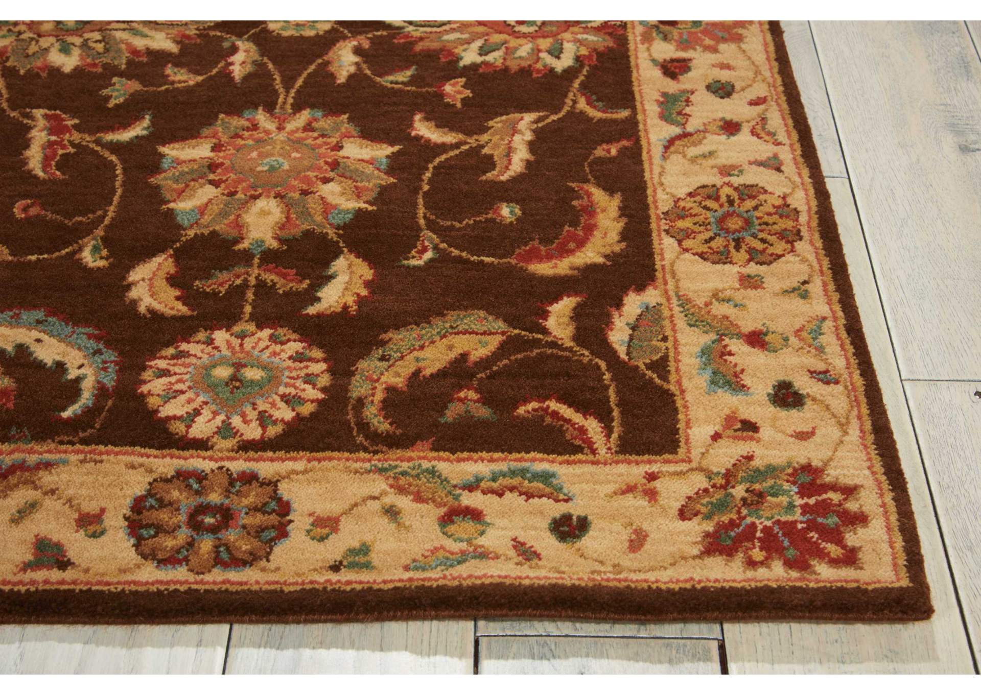 Nourison Living Treasures LI04 Brown 3'x5' Area Rug,Nourison