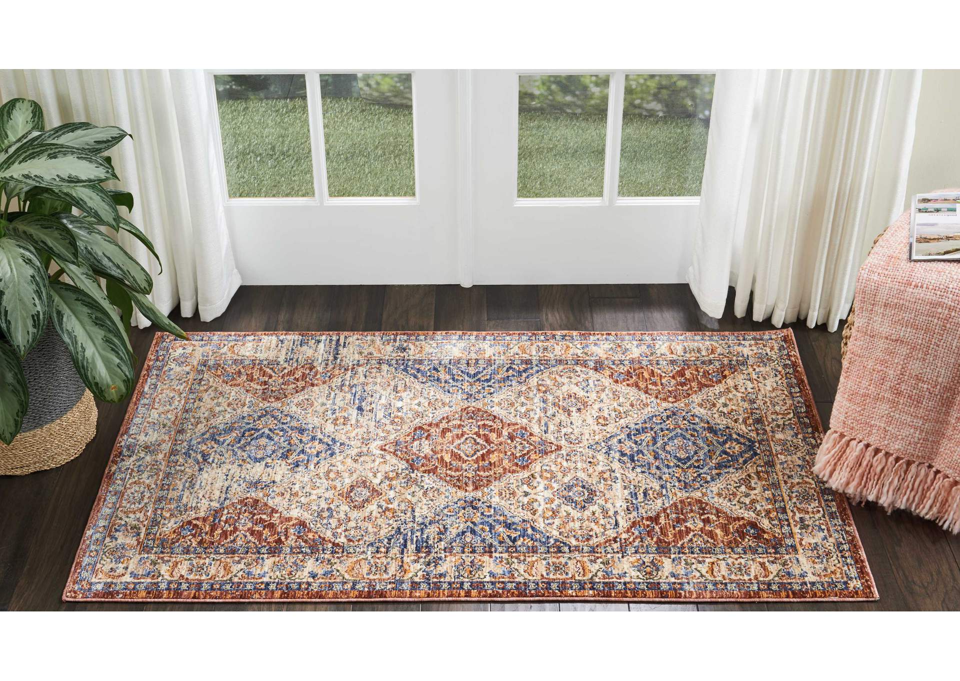 Nourison Lagos LAG05 Multicolor 3'x5' Area Rug,Nourison