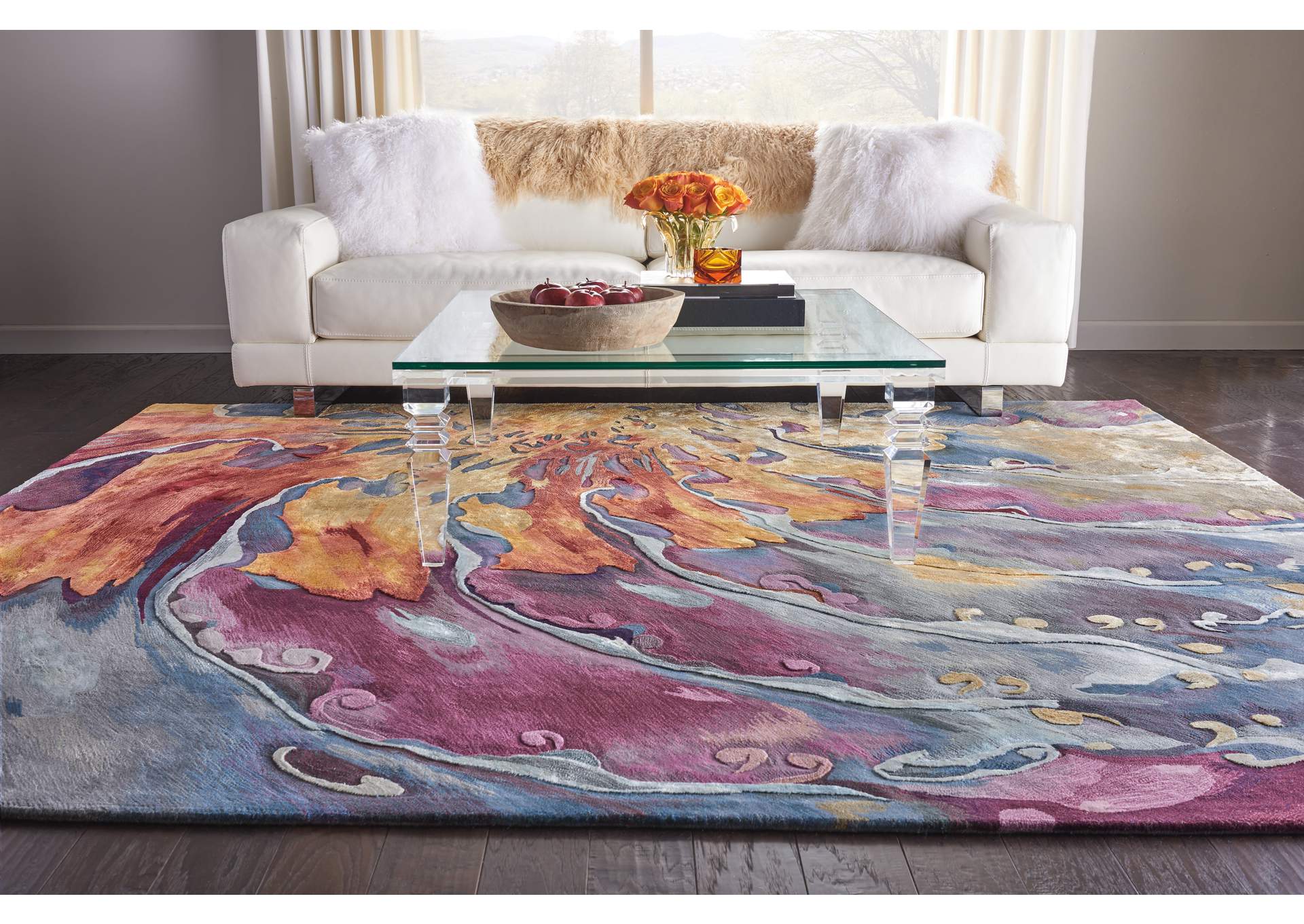 Nourison Prismatic 8'x10' Multicolor Abstract Area Rug,Nourison