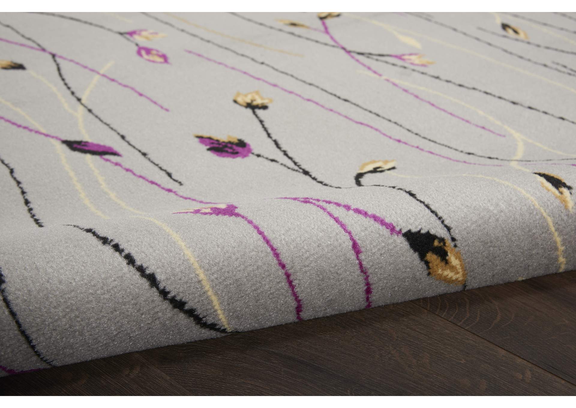 Nourison Grafix GRF15 Grey 8'x10' Large Rug,Nourison