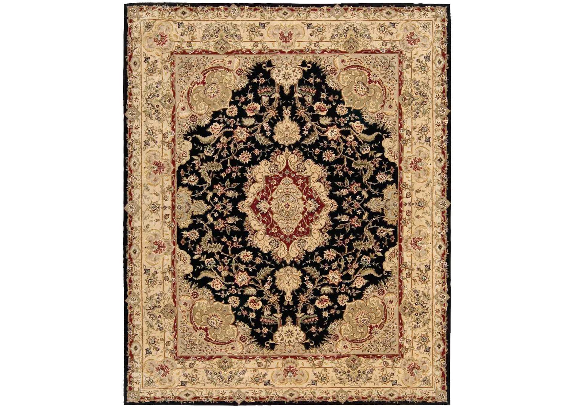 Nourison 2000 2028 Black 12'x15' Area Rug,Nourison
