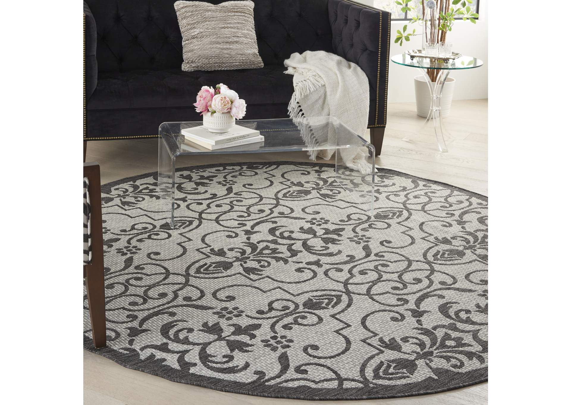 Nourison Country Side 8' Round Area Rug,Nourison