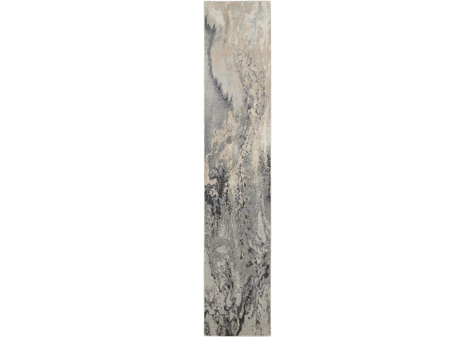 Nourison Maxell MAE08 Grey 4'x6' Area Rug,Nourison