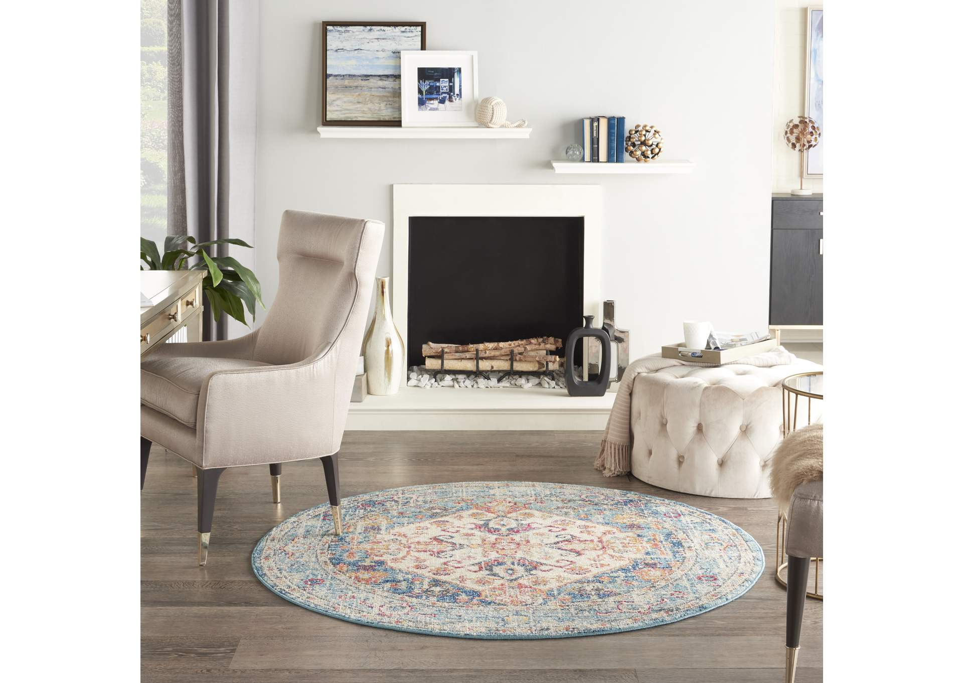 Nourison Passion 4' Round Area Rug,Nourison