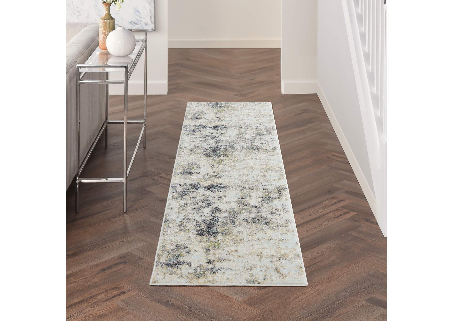 Nourison Trance 8' Runner Area Rug,Nourison