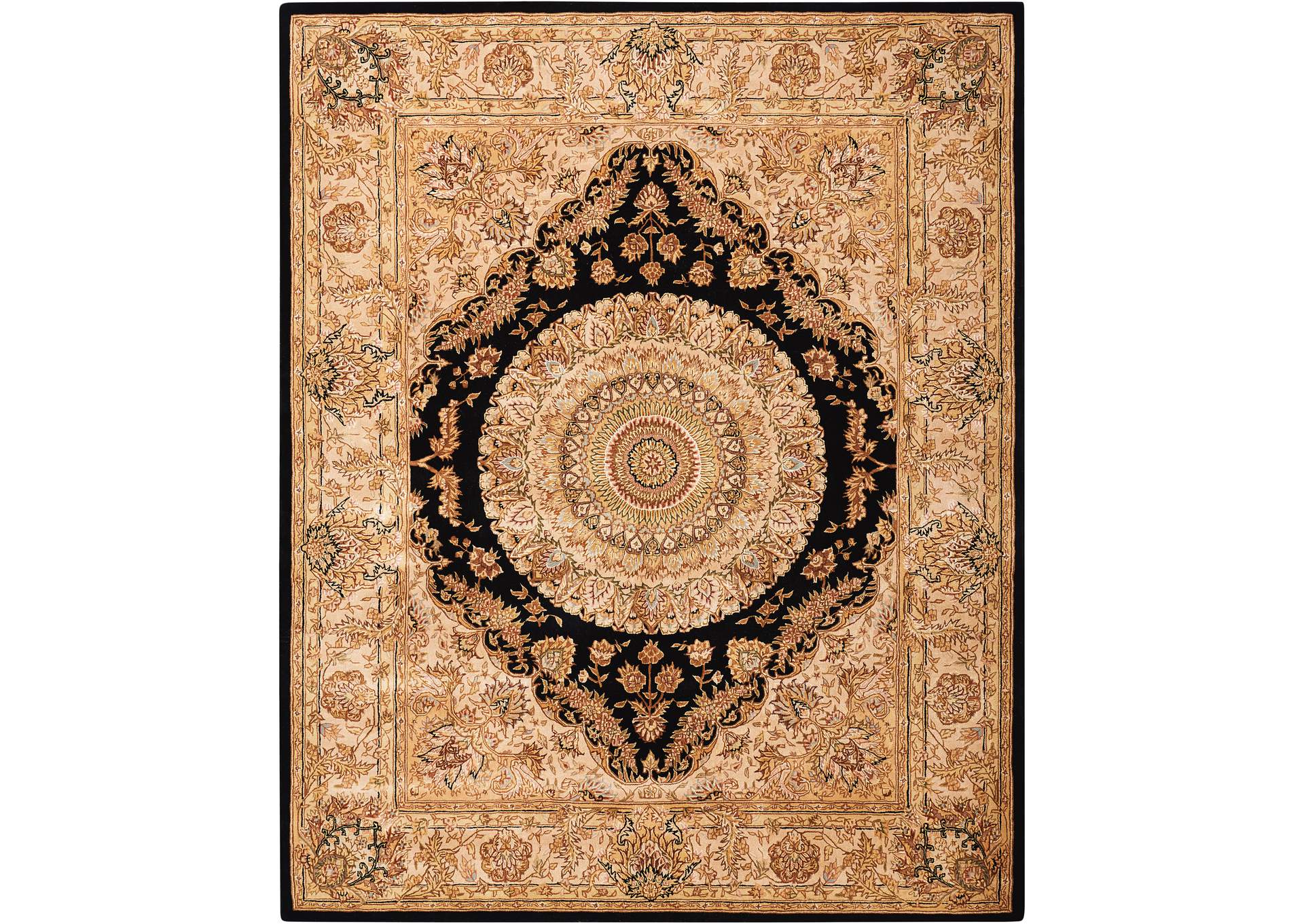 Nourison 2000 2233 Black 8'x10' Area Rug,Nourison