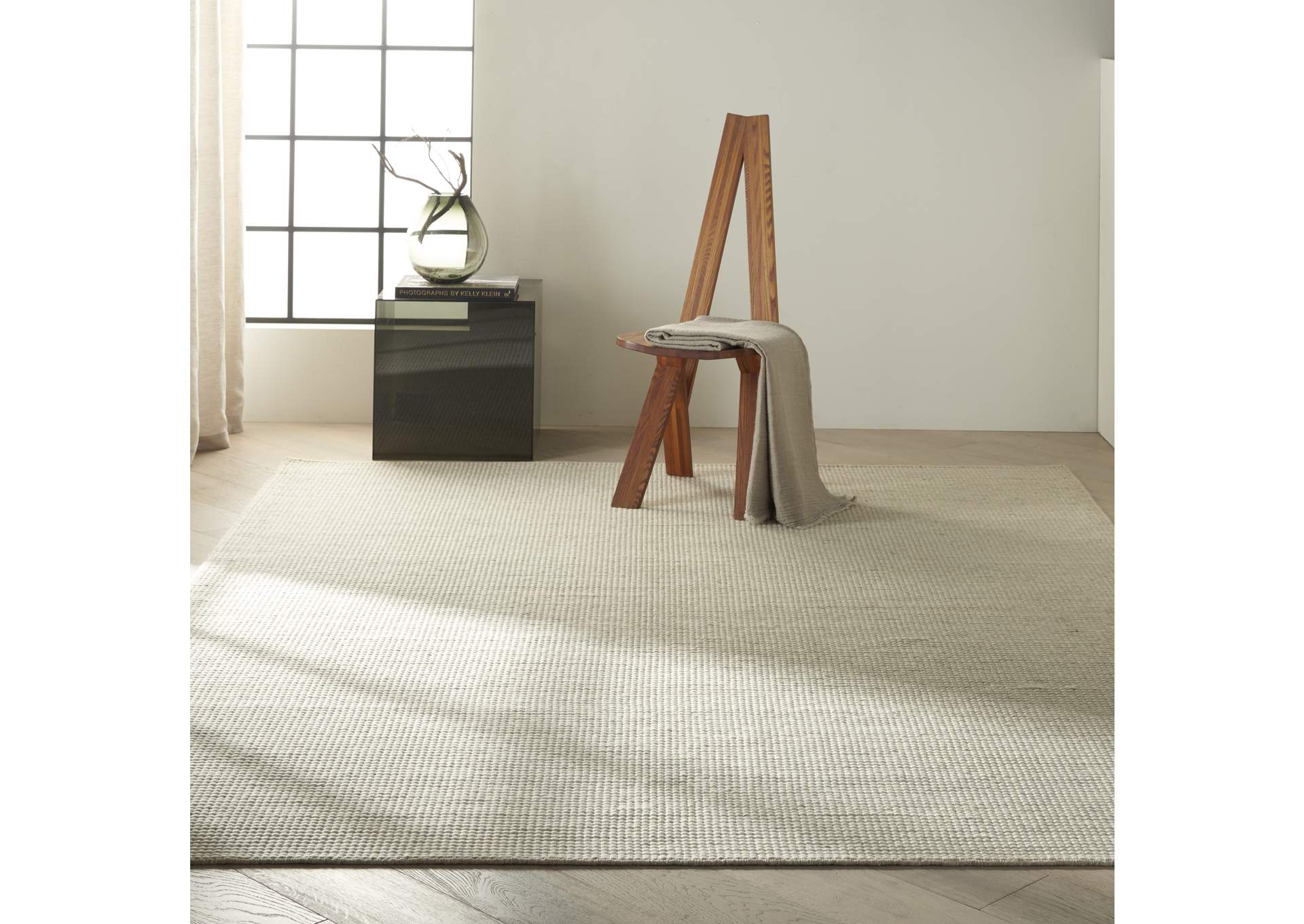 Calvin Klein Home Lowland LOW01 Grey 8'x10' Rug,Nourison