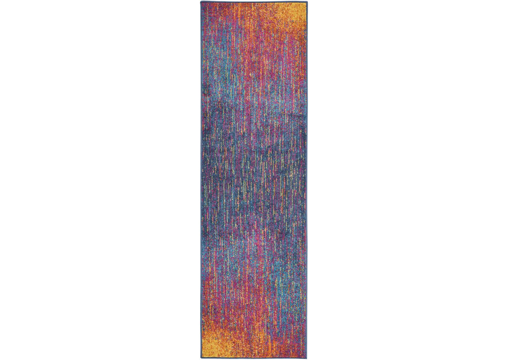 Nourison Passion PSN09 Multicolor 10' Runner Hallway Rug,Nourison