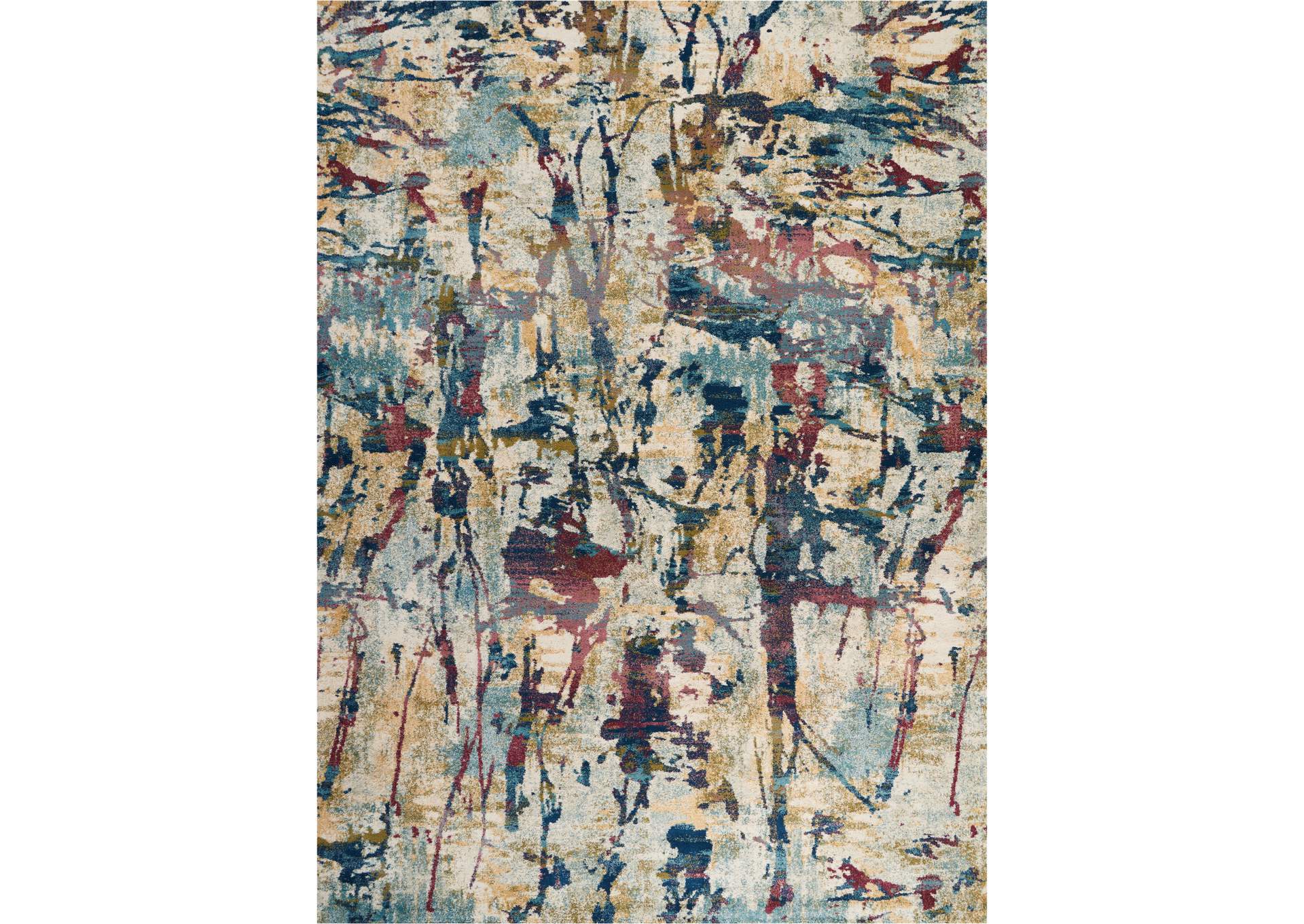 Nourison Fusion FSS10 Multicolor 10'x13' Oversized Plush Shag Rug,Nourison