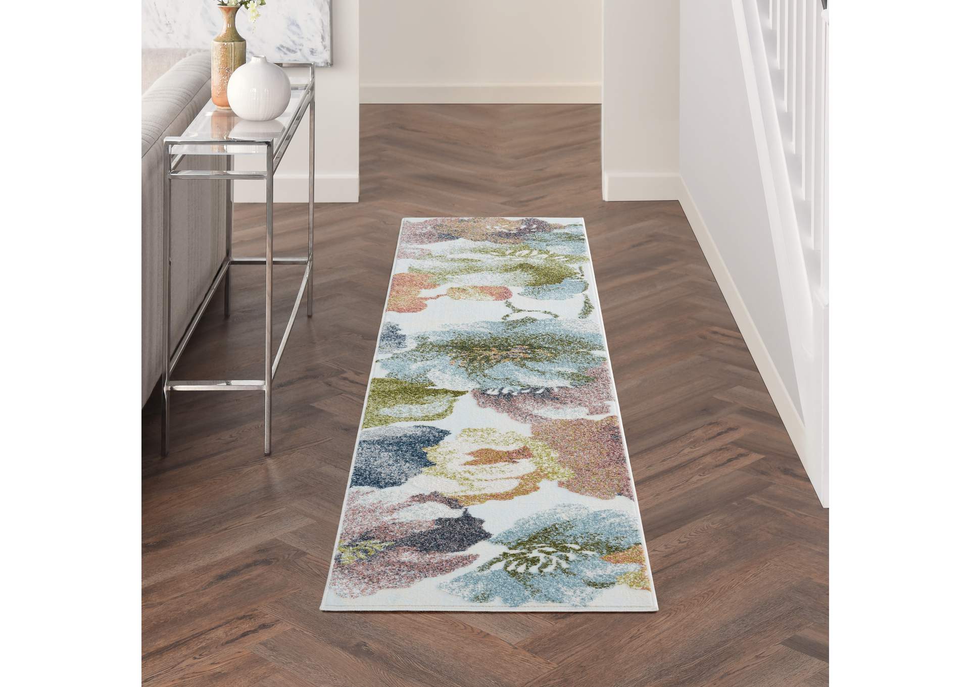 Nourison Trance 8' Runner Area Rug,Nourison