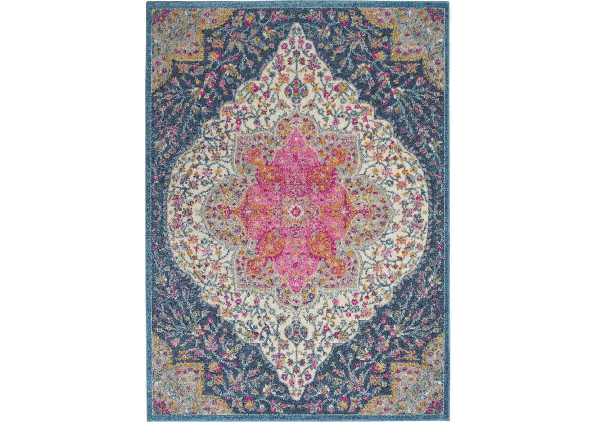 Nourison Passion 4'x6' Multicolor Area Rug,Nourison