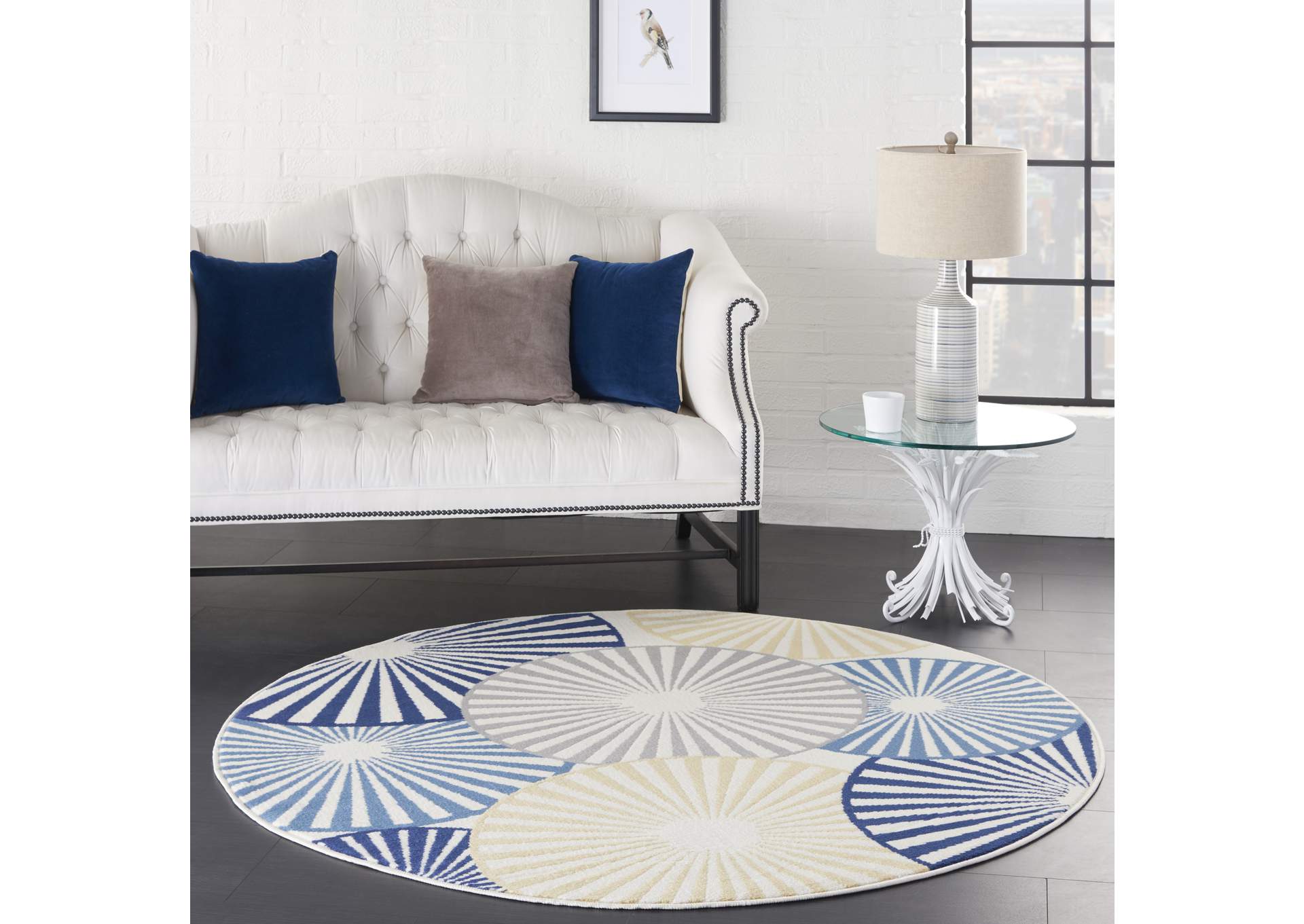 Nourison Grafix 5' Round Area Rug,Nourison