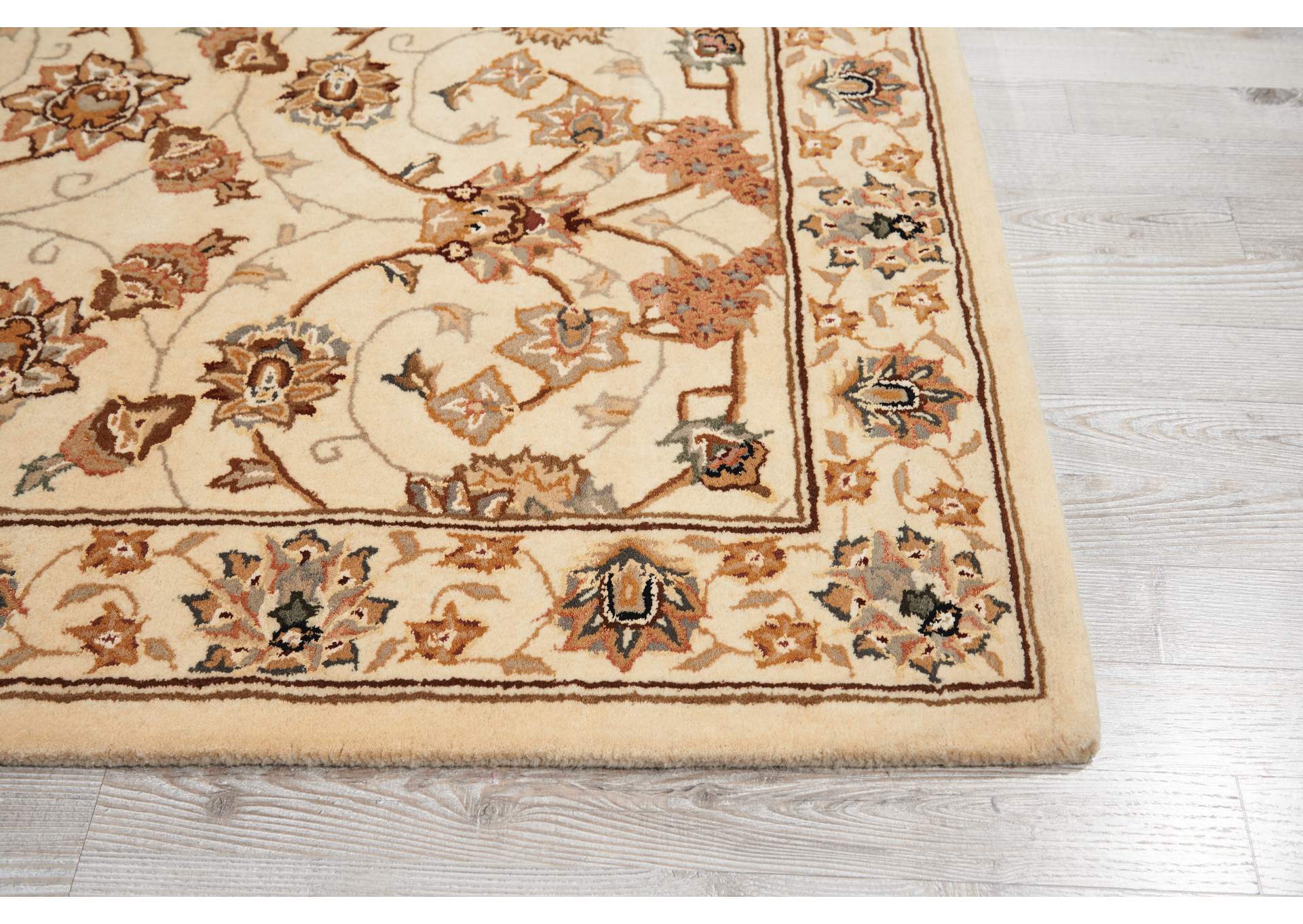 Nourison 2000 2023 Ivory 12' Runner Area Rug,Nourison