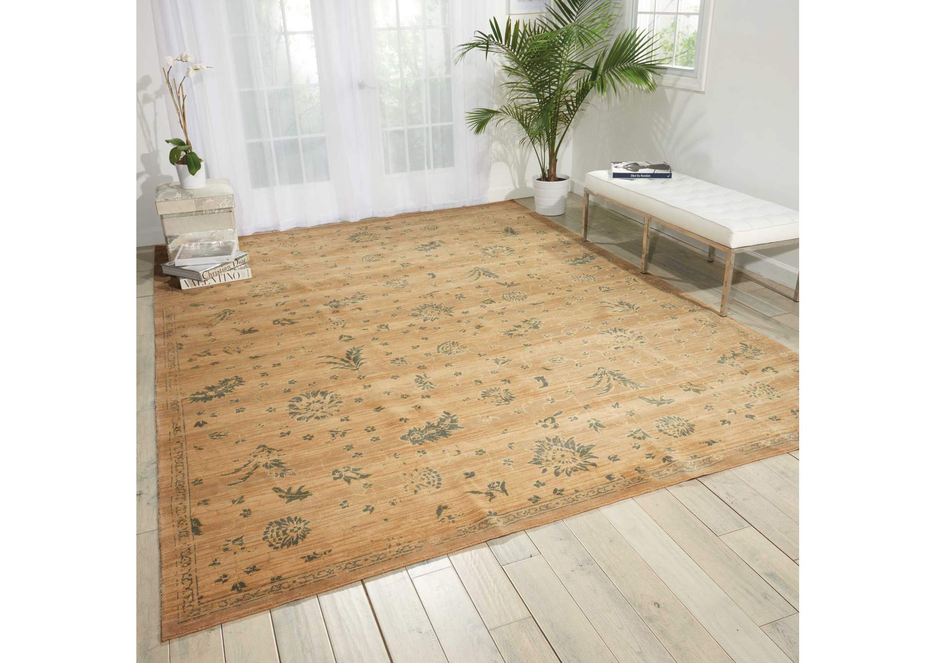 Nourison Silk Elements SKE28 Beige 8'x10' Rug,Nourison