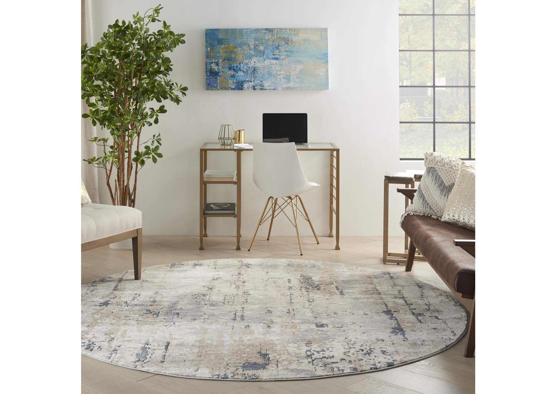 Nourison Quarry 8' Round Area Rug,Nourison