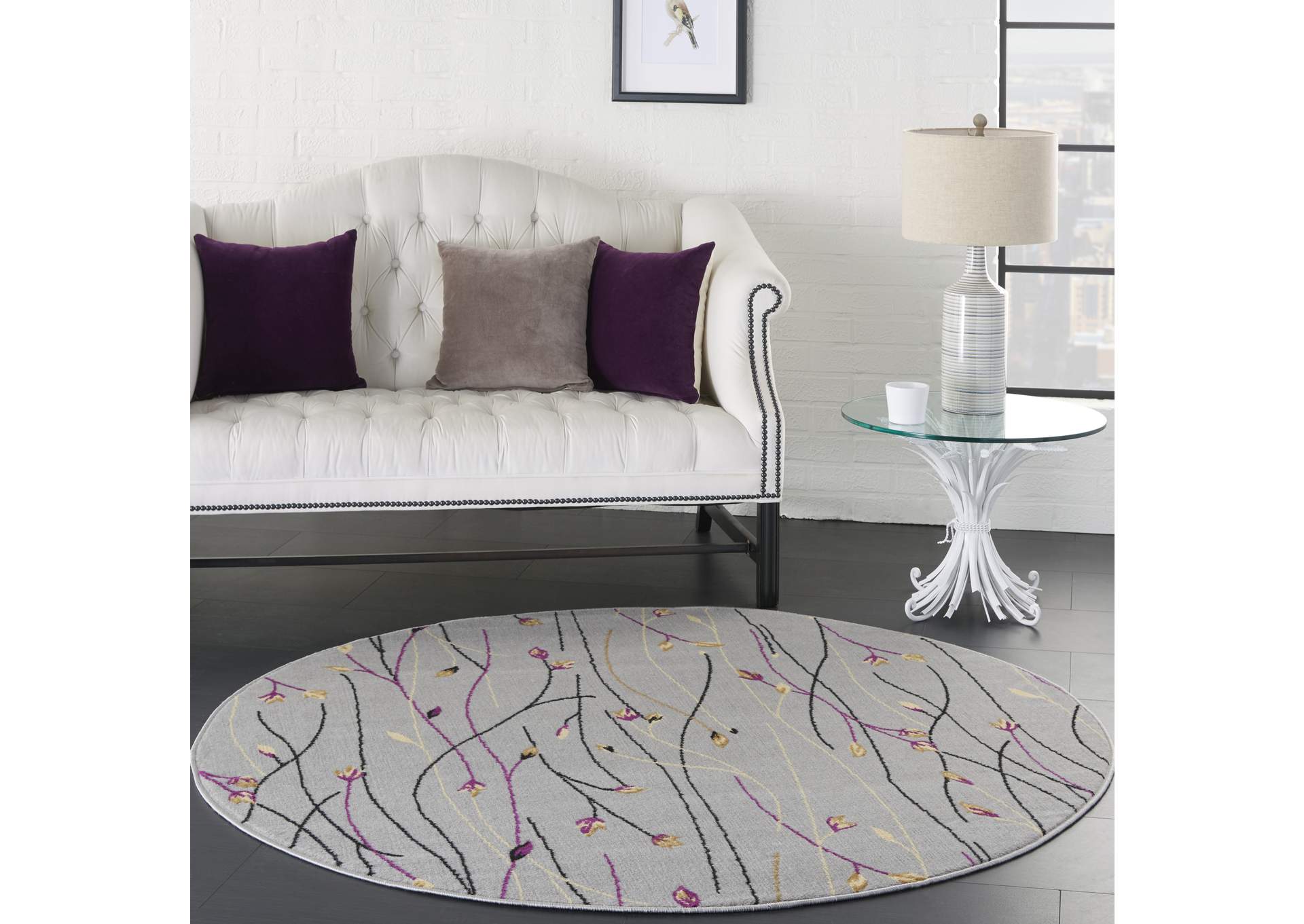 Nourison Grafix 5' Round Area Rug,Nourison