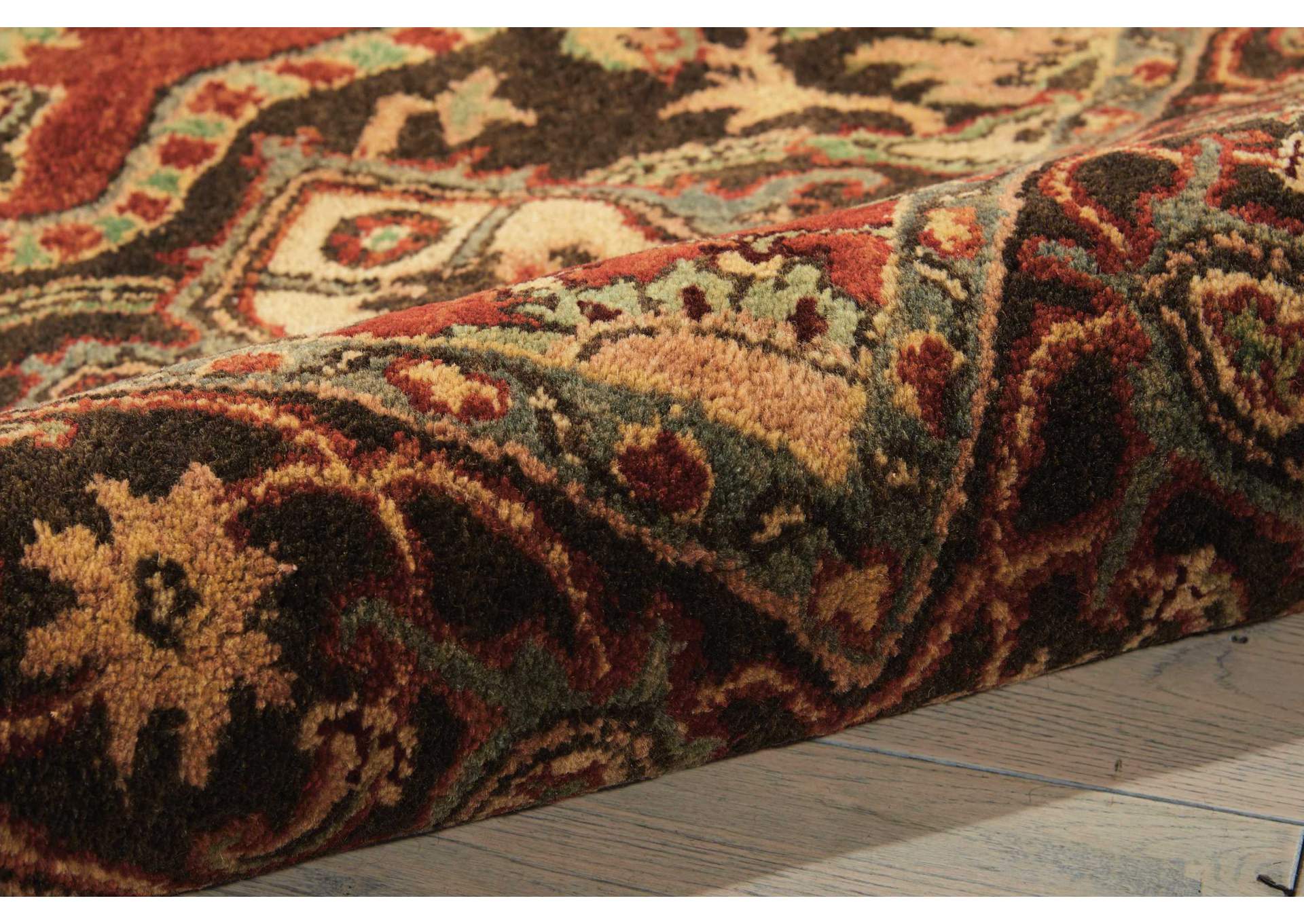 Nourison Jaipur JA36 Red Multicolor 8'x10' Rug,Nourison