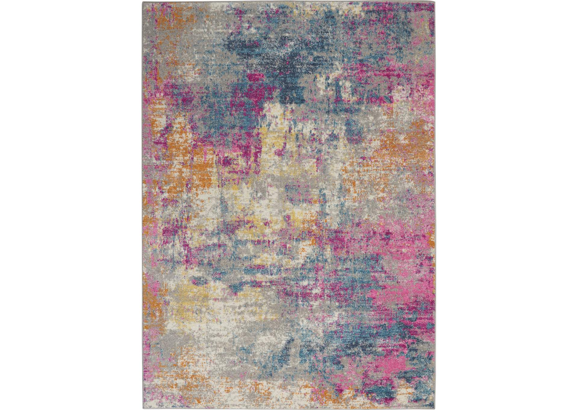 Nourison Passion 5'x7' Ivory Multicolor Area Rug,Nourison