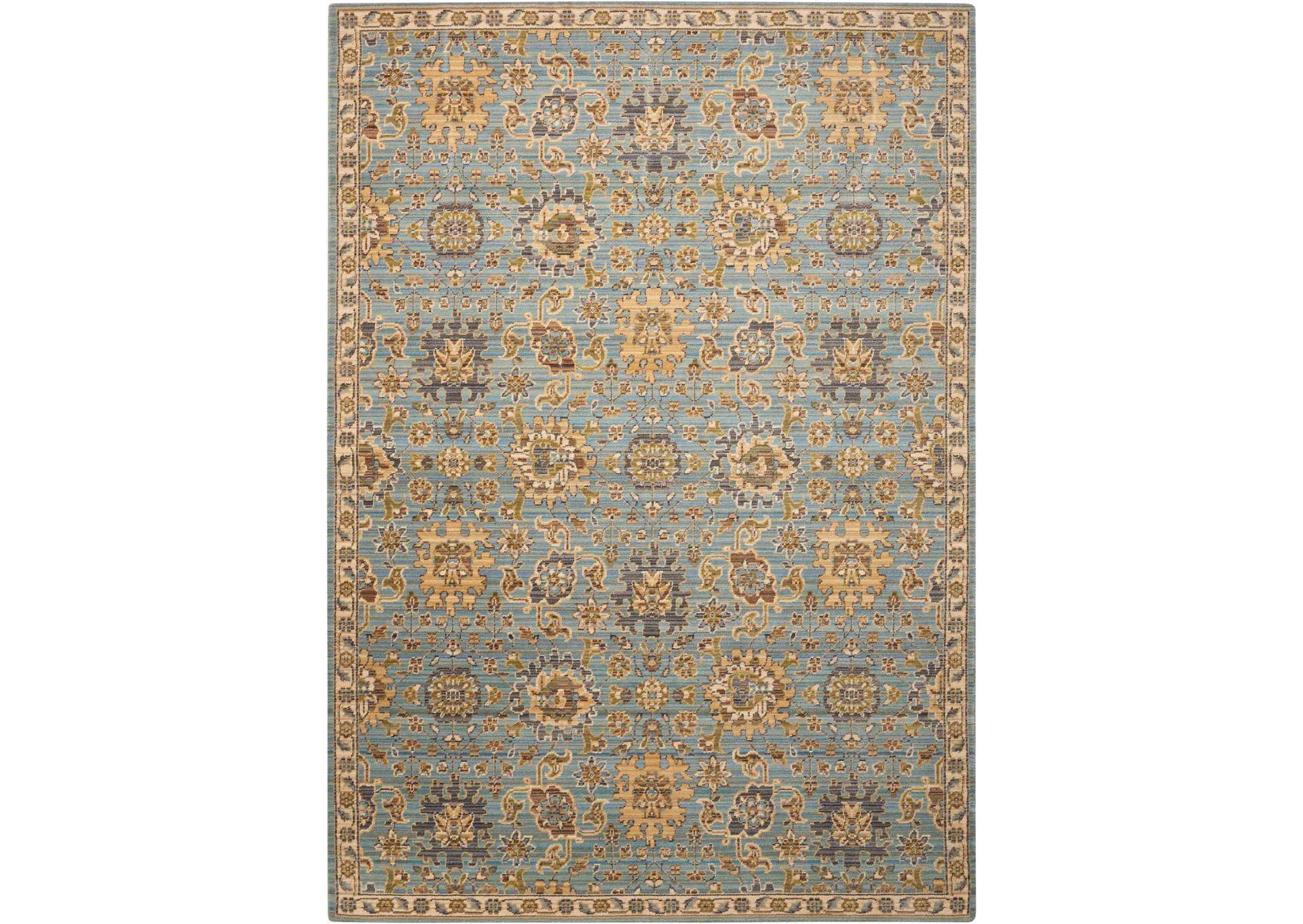 Nourison Timeless TML19 Blue 8'x10' Rug,Nourison