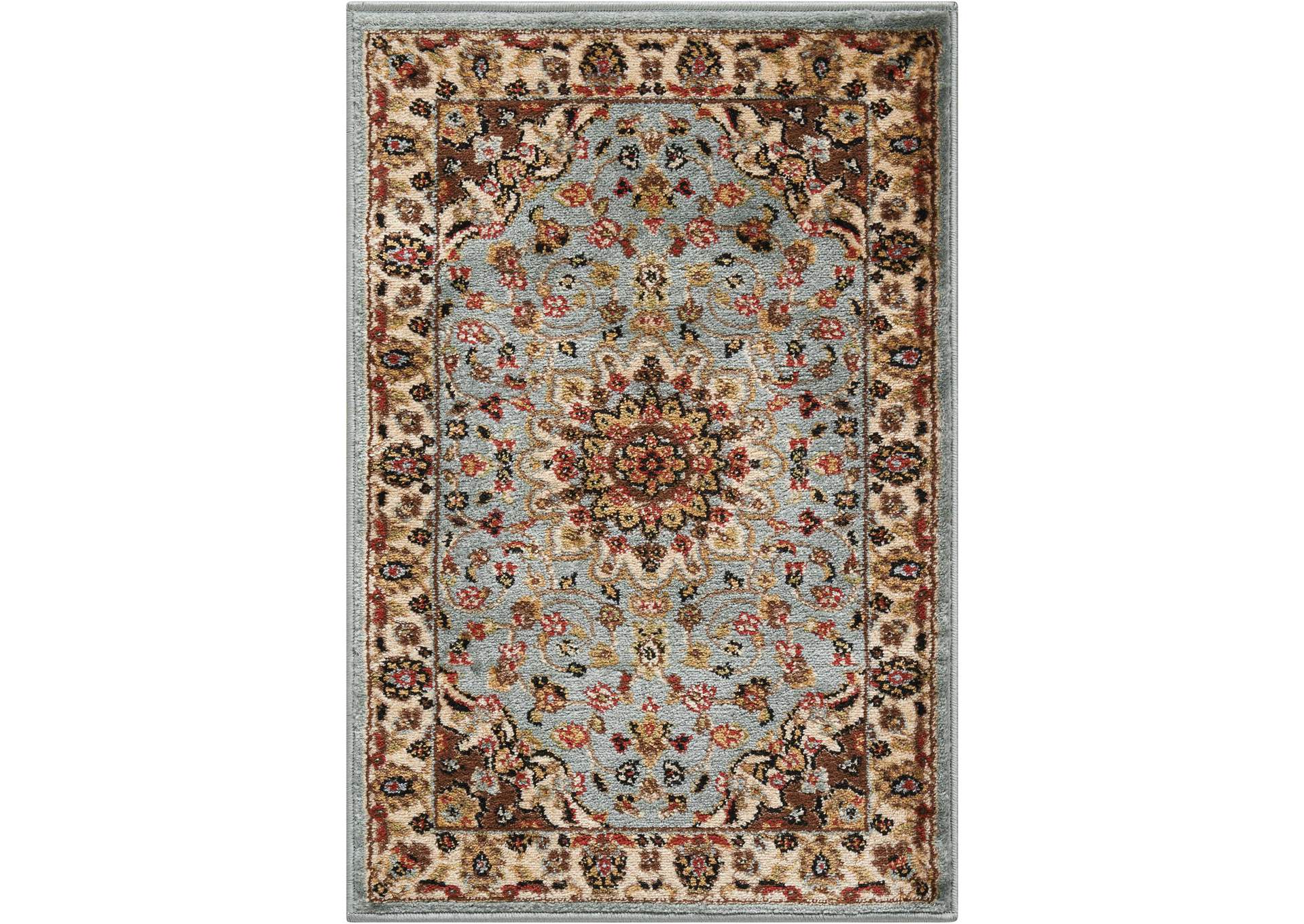Nourison Delano 2'x3' Blue Area Rug,Nourison