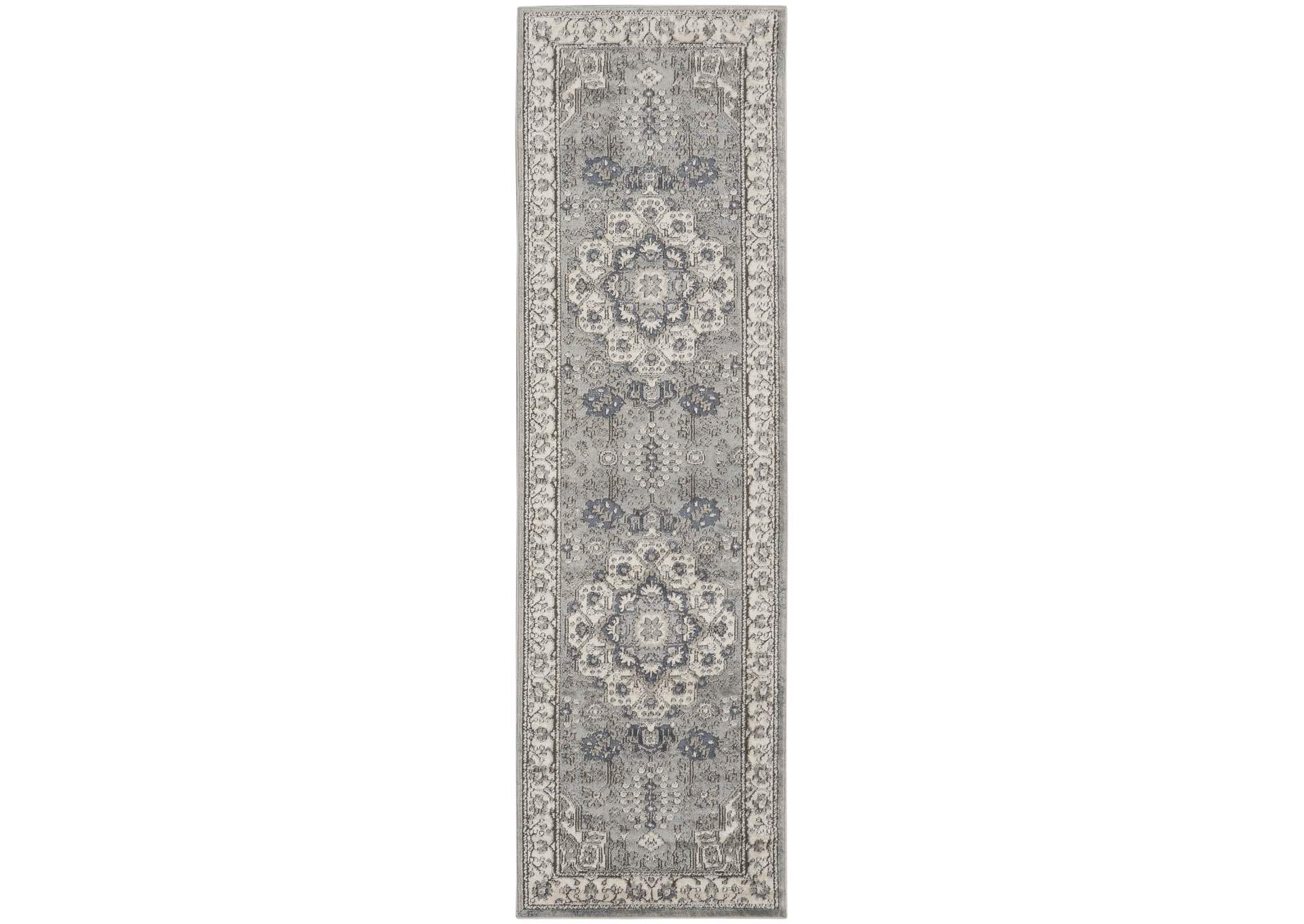 Nourison Quarry 8' Runner Persian Area Rug,Nourison