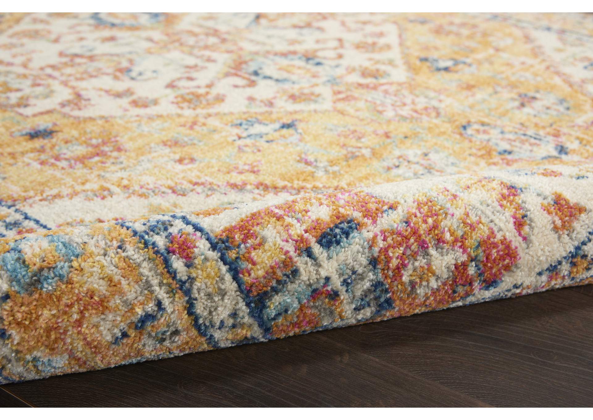 Nourison Passion 7' x 10' Ivory and Yellow Area Rug,Nourison