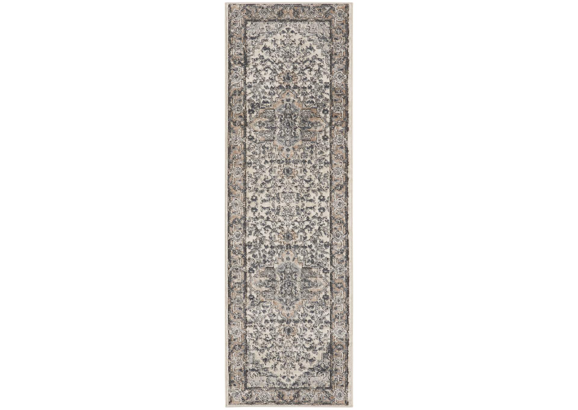 Nourison Quarry 8' Runner Persian Area Rug,Nourison