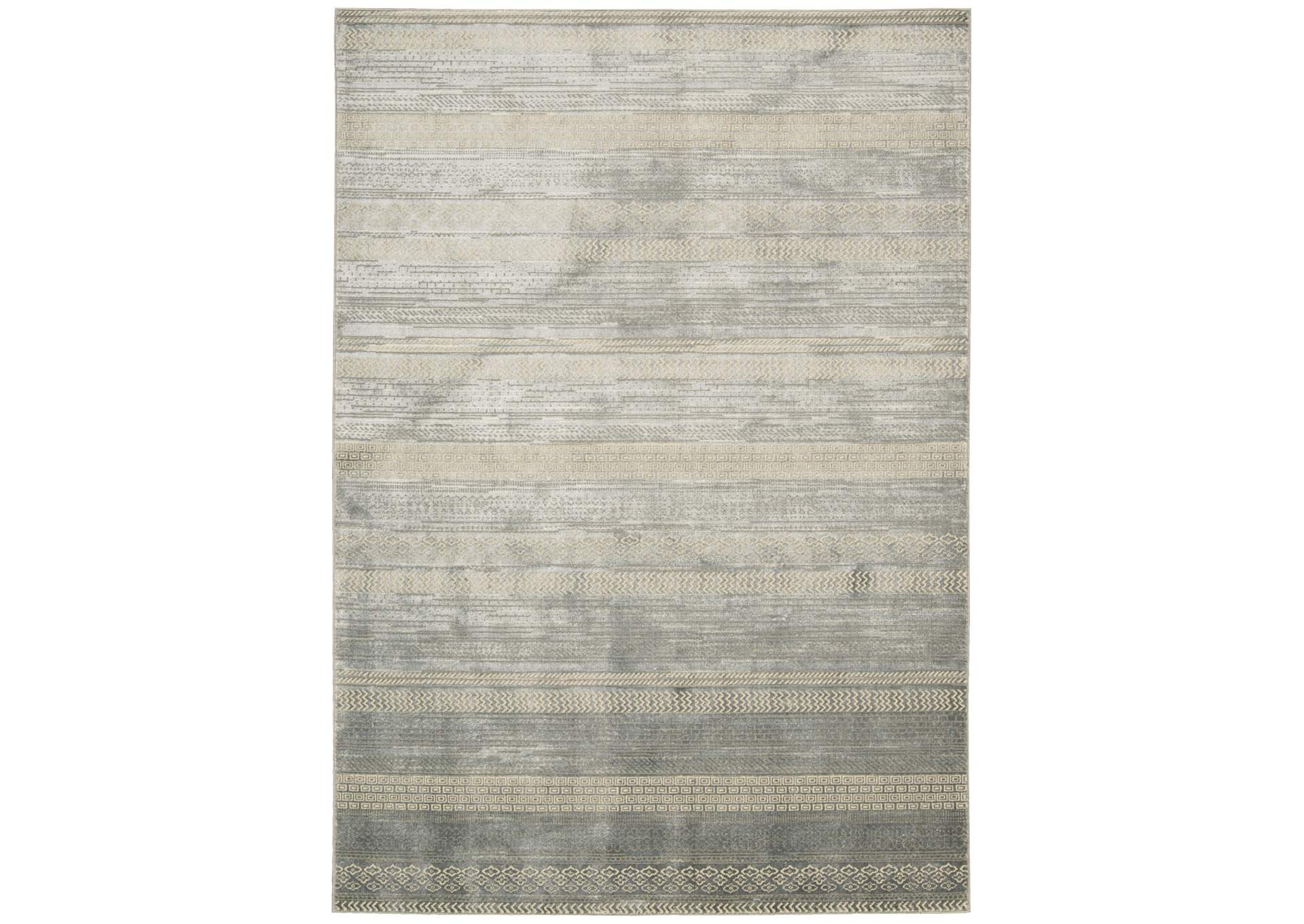 Calvin Klein Home Maya MAY03 Dolomite 5'x8' Area Rug,Nourison