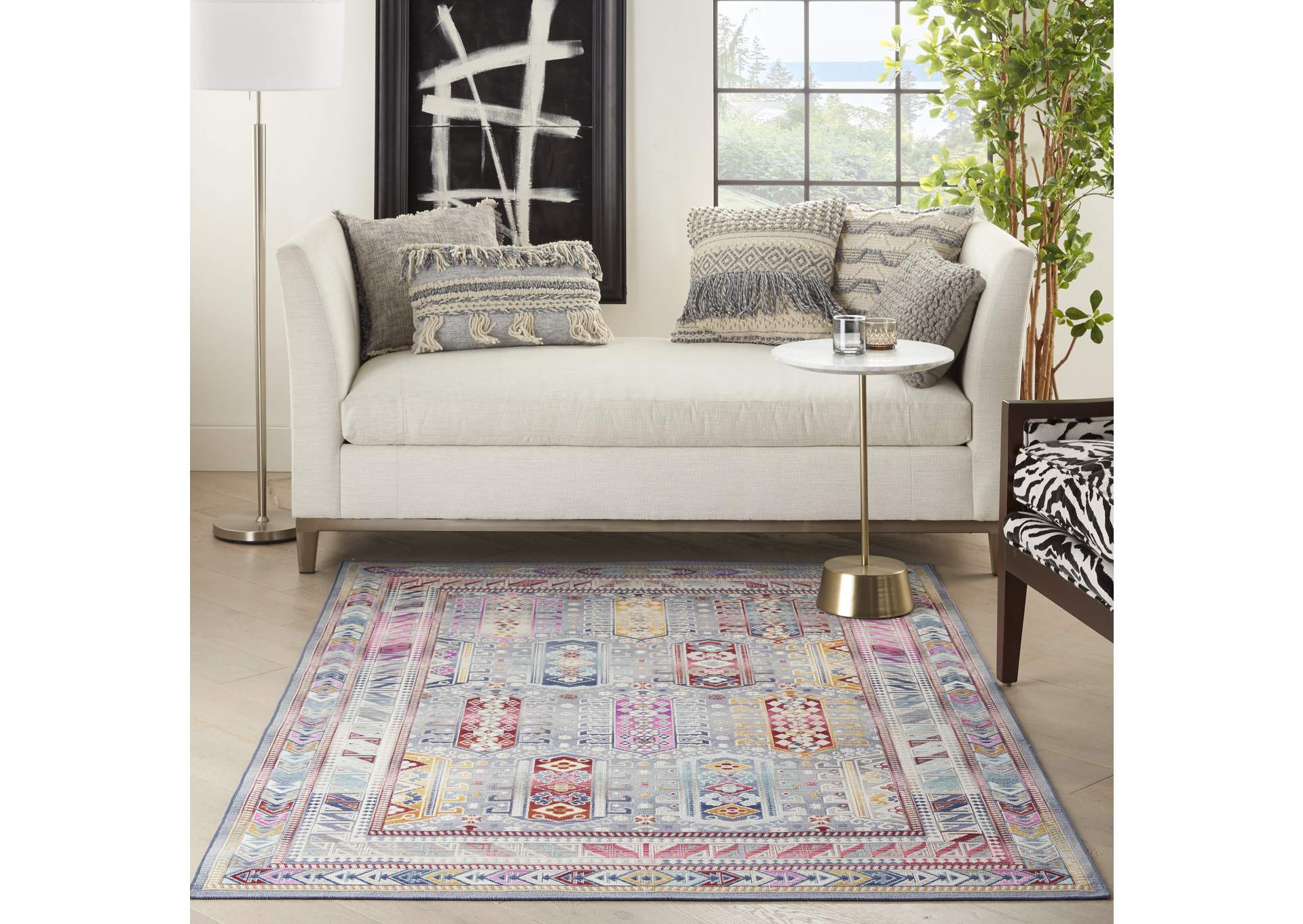 Nourison Vintage Kashan 4' x 6' Area Rug,Nourison