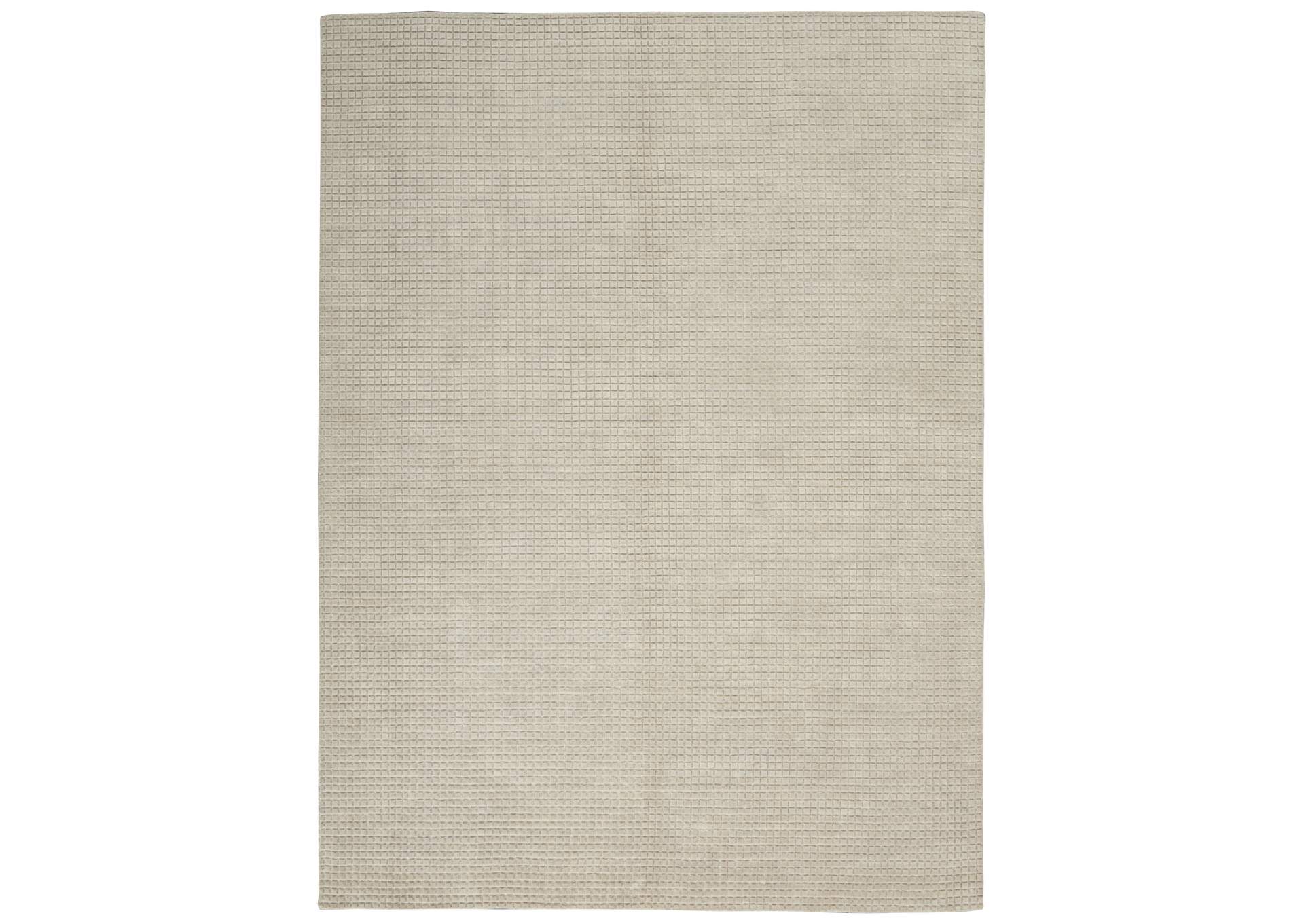 Calvin Klein Pretoria 6' x 8' Beige Modern Area Rug,Nourison