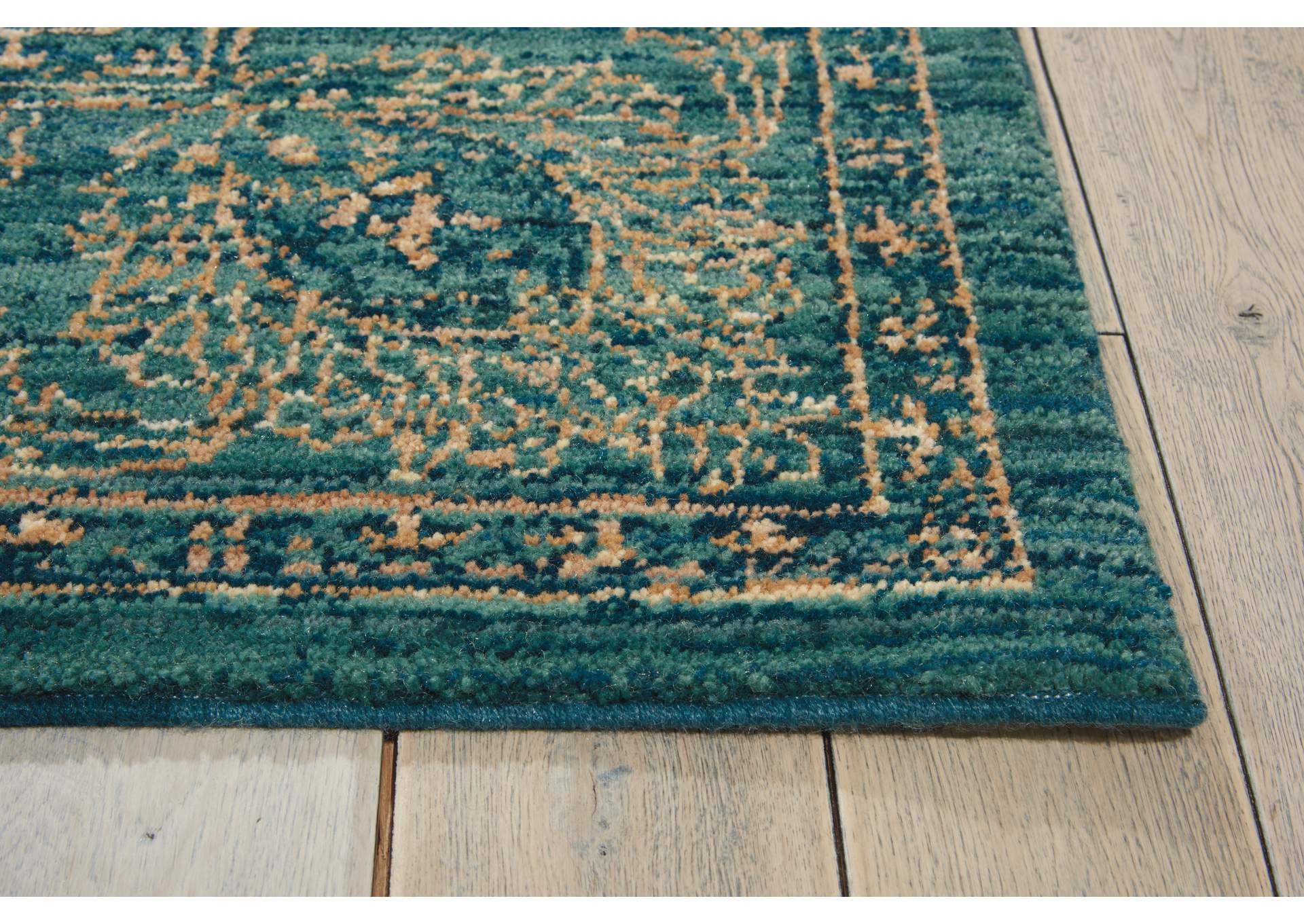 Nourison 2020 NR202 Teal 8'x11' Area Rug,Nourison