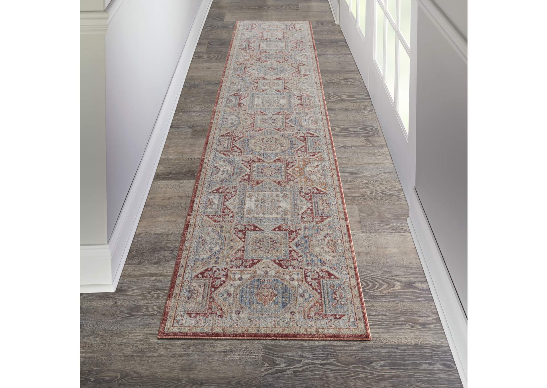 Nourison Homestead 12' Runner Traditional Area Rug,Nourison