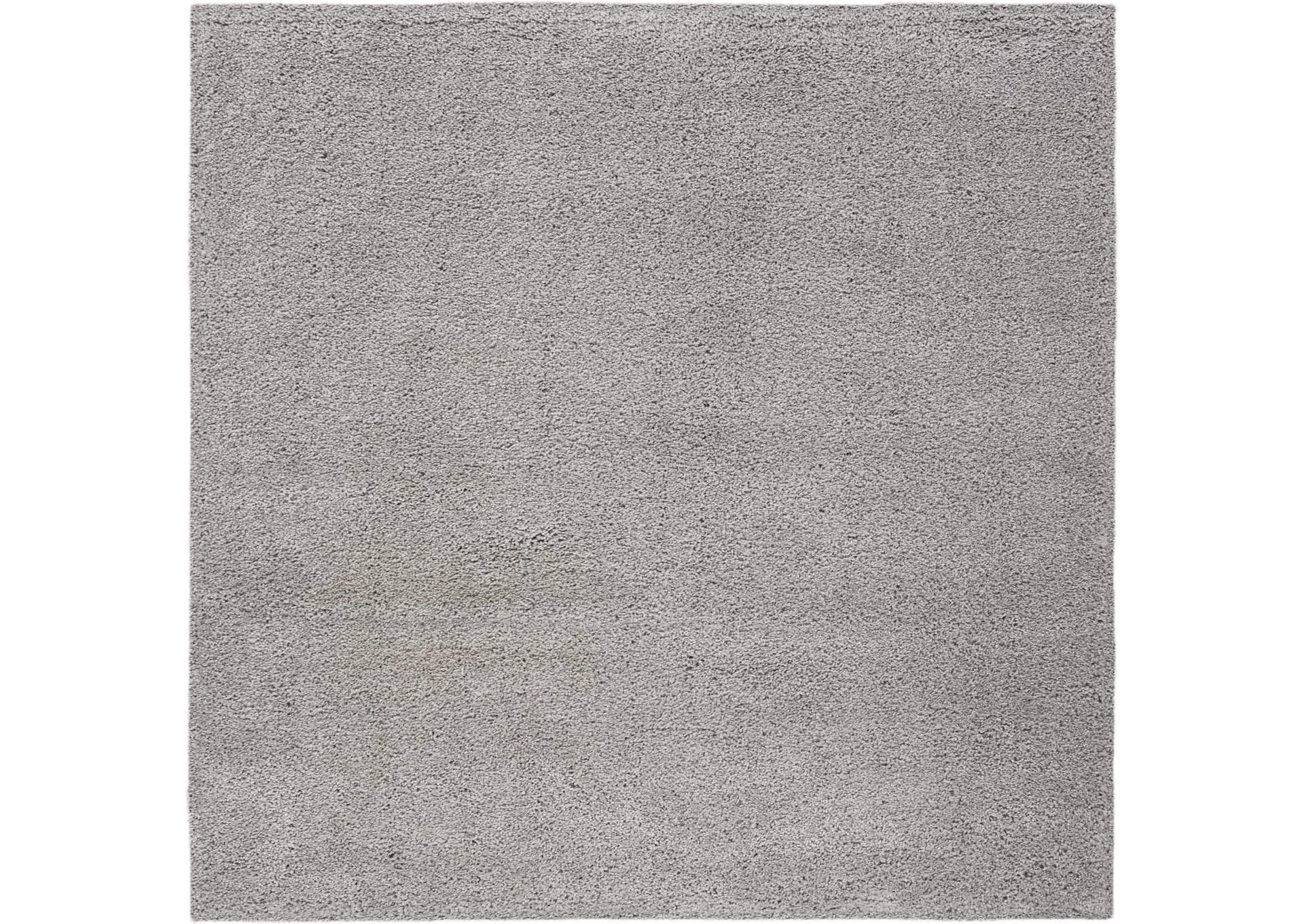 Nourison Malibu Shag MSG01 Grey 7' Square Rug,Nourison