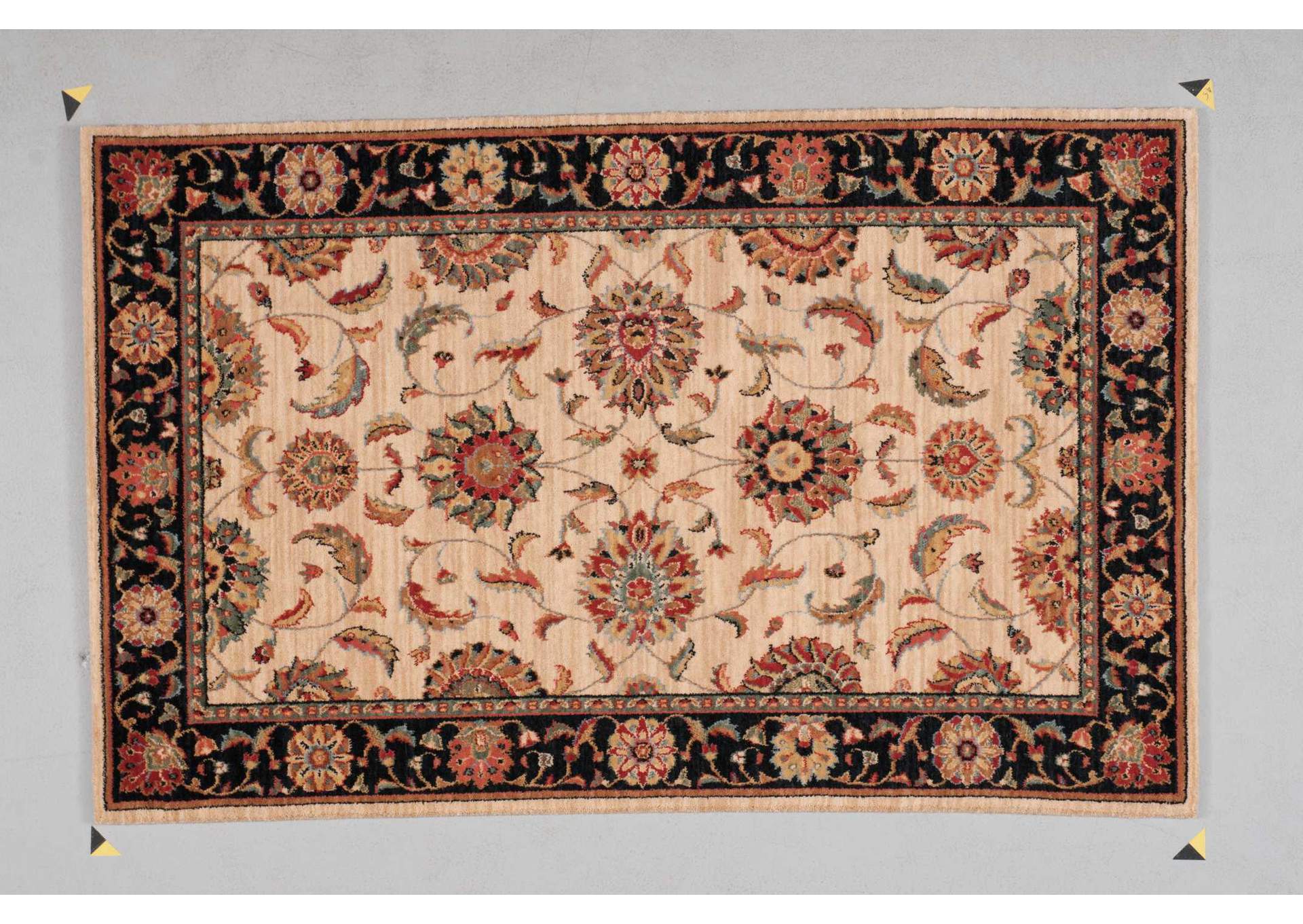 Nourison Living Treasures LI04 Beige Multicolor 4'x6' Area Rug,Nourison