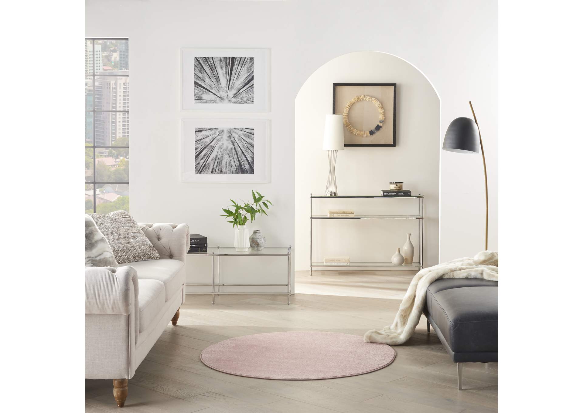 Nourison Nourison Essentials 4' Round Area Rug,Nourison