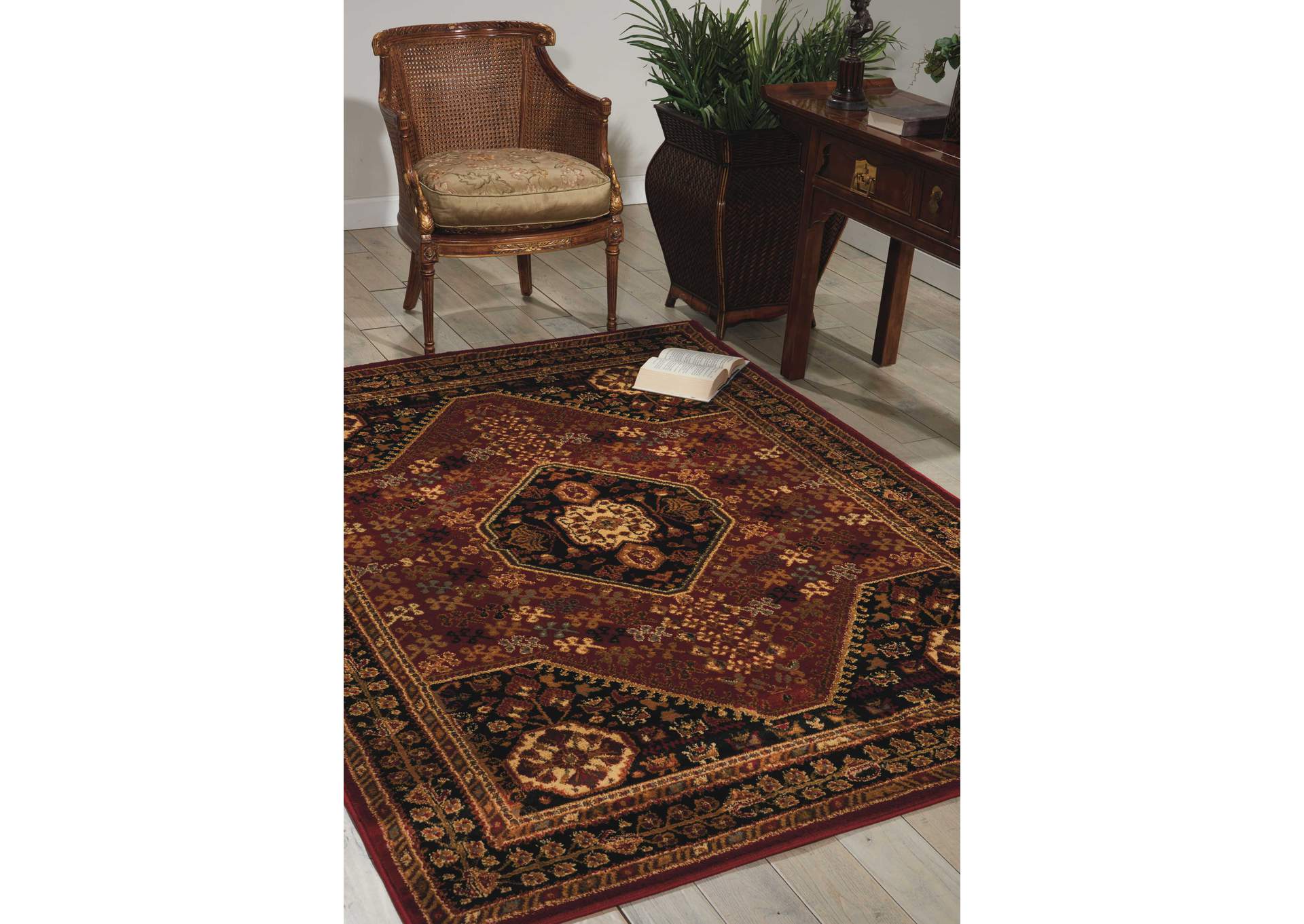 Nourison Paramount PAR21 Red 8'x11' Rug,Nourison